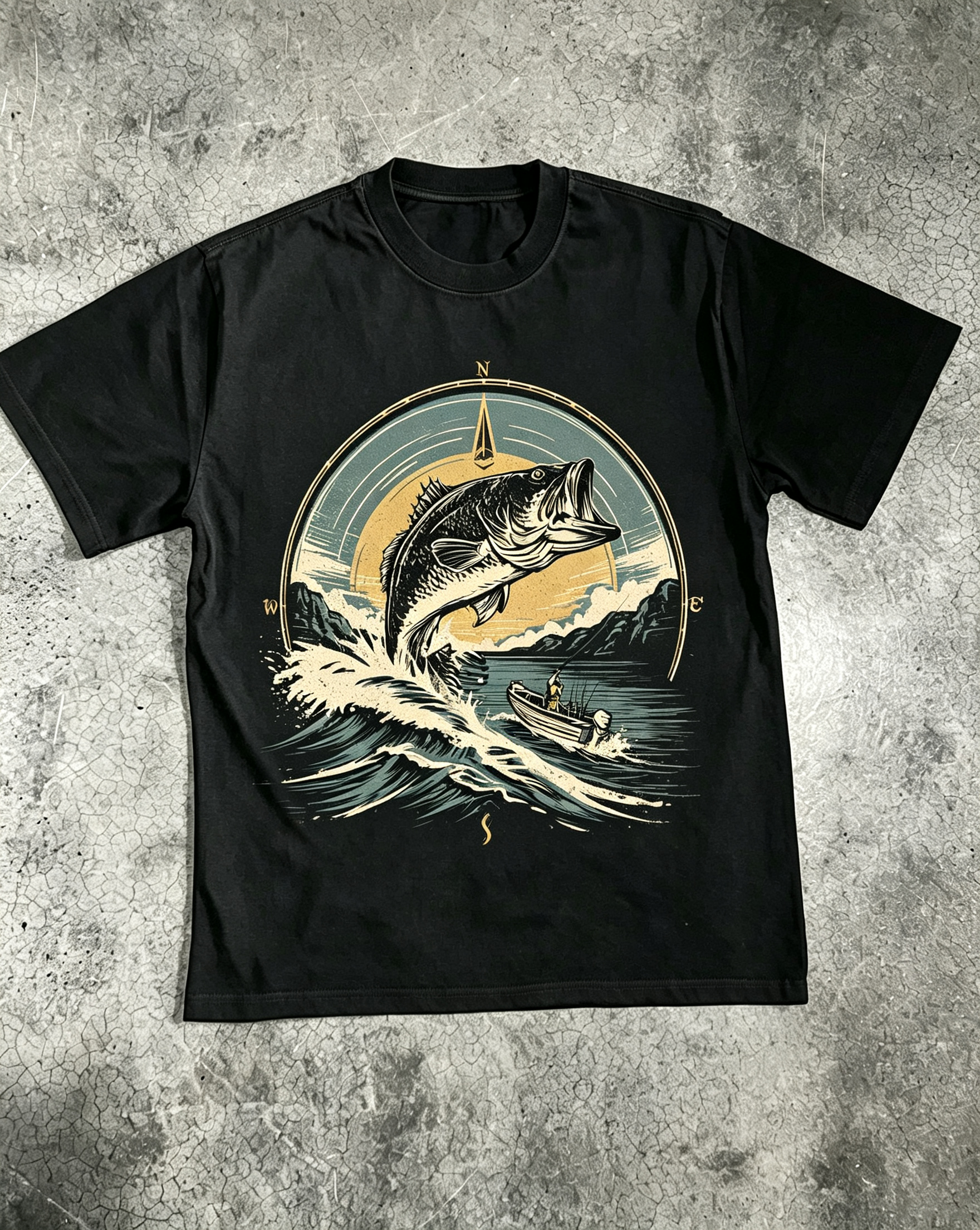 PShirt Bass Fishing 02 T-Shirt