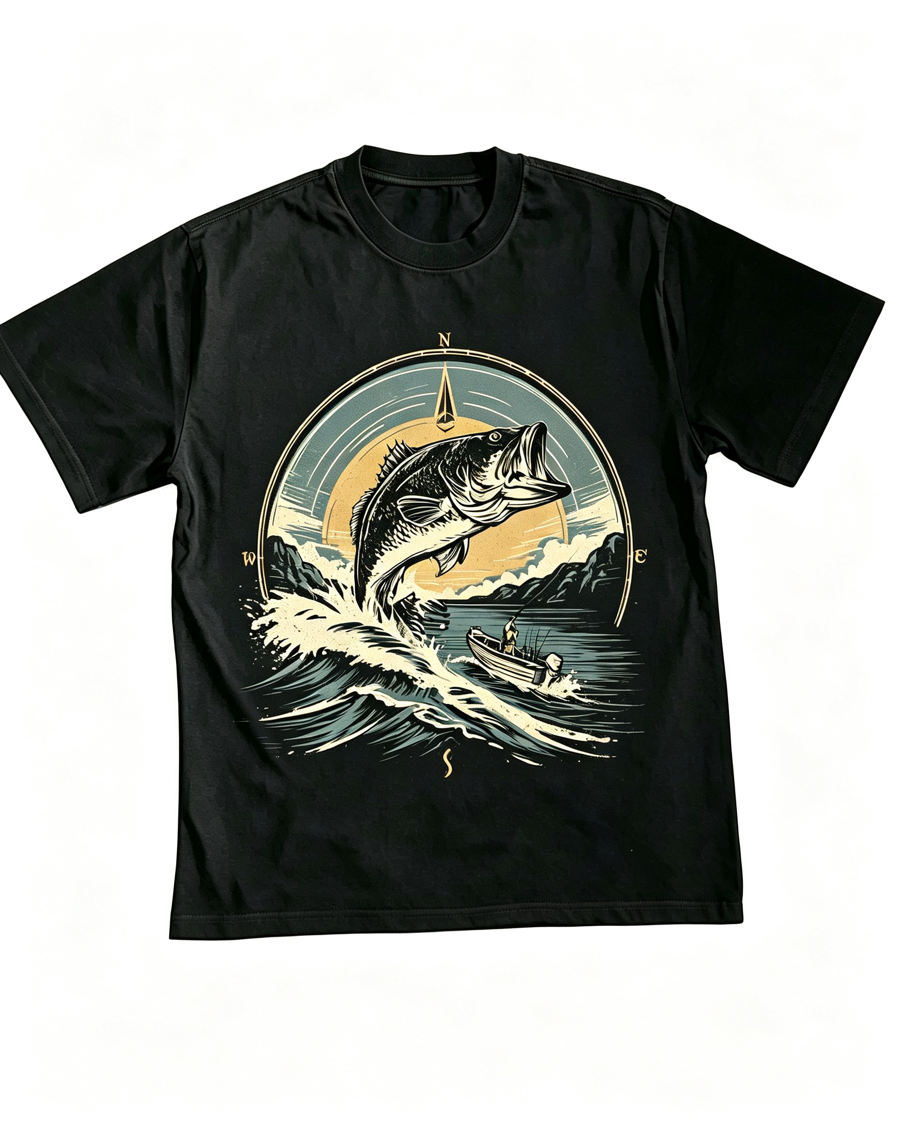 PShirt Bass Fishing 02 T-Shirt