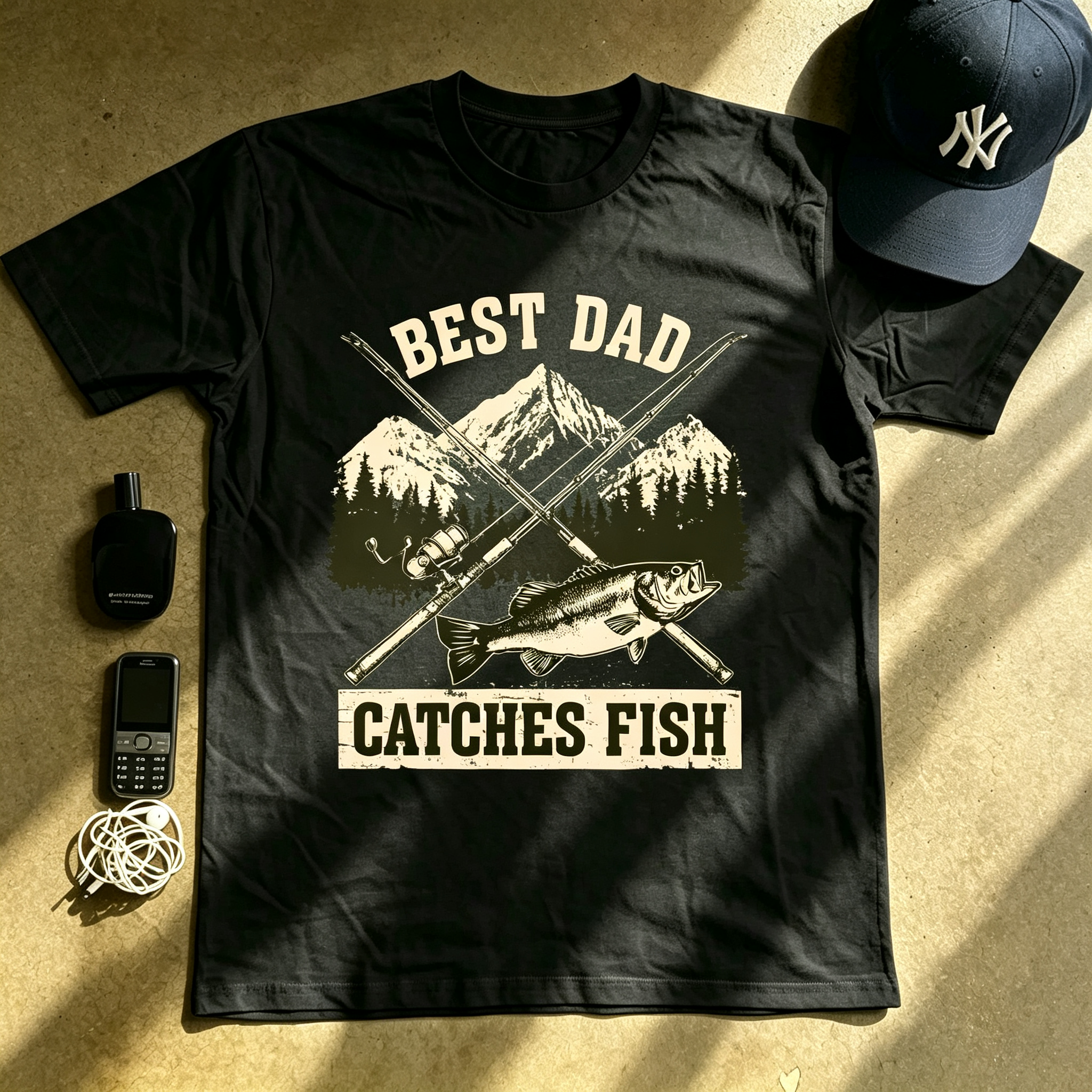 PShirt Best Dad Catches Fish 02 T-Shirt