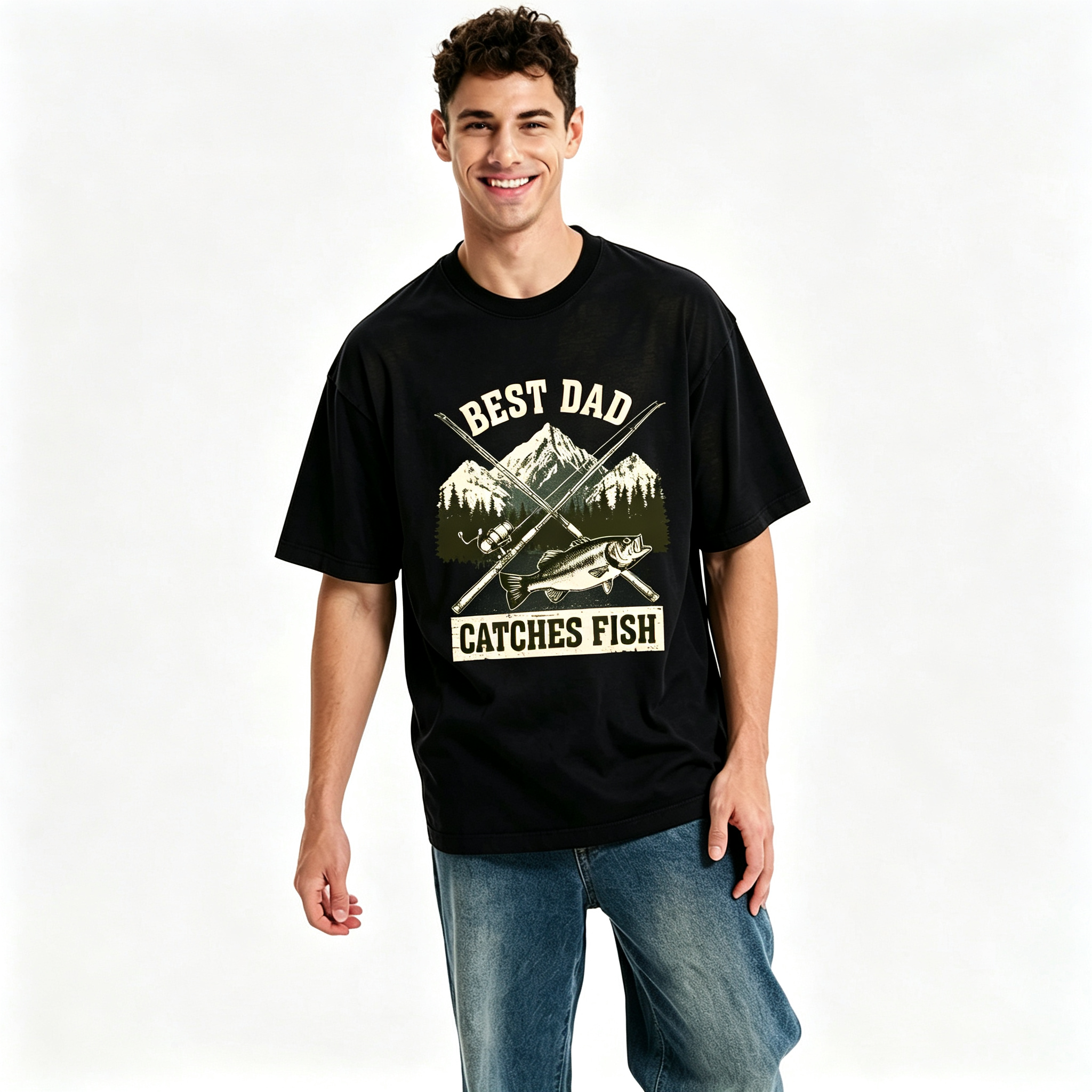 PShirt Best Dad Catches Fish 02 T-Shirt