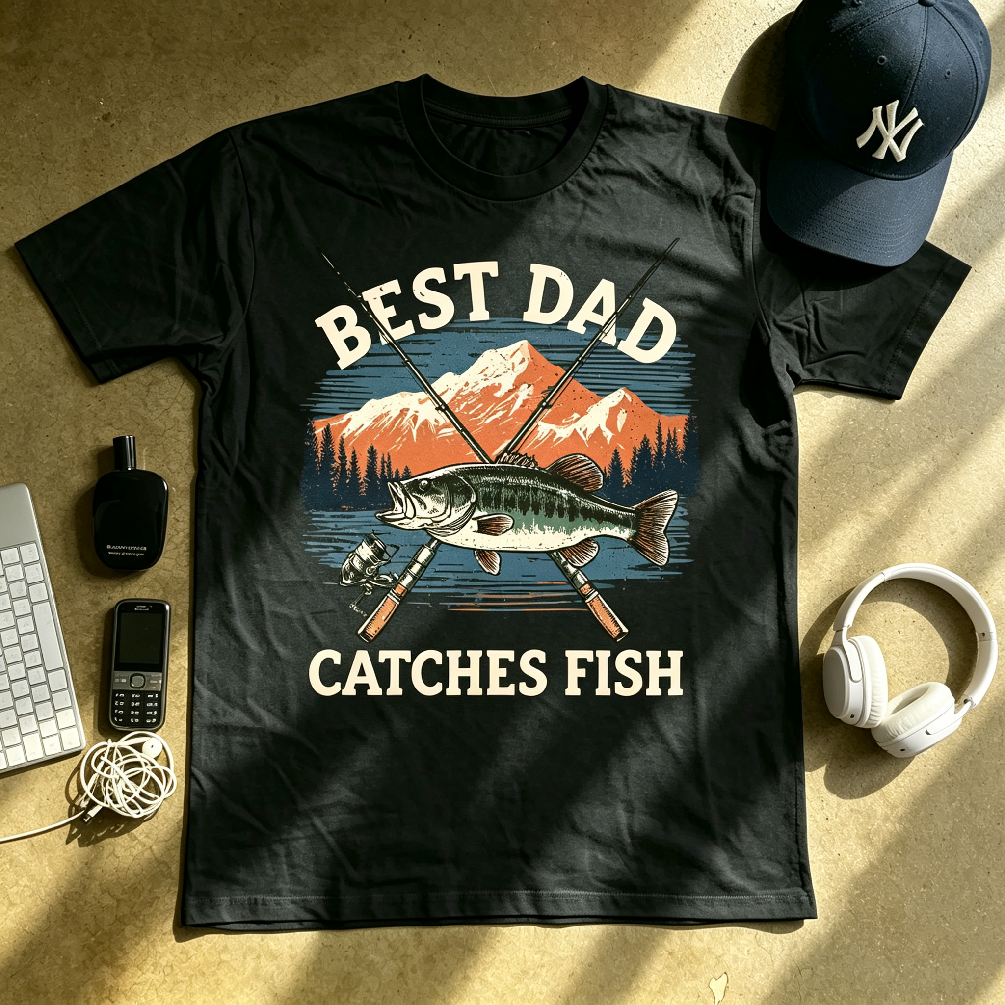 PShirt Best Dad Catches Fish 03 T-Shirt