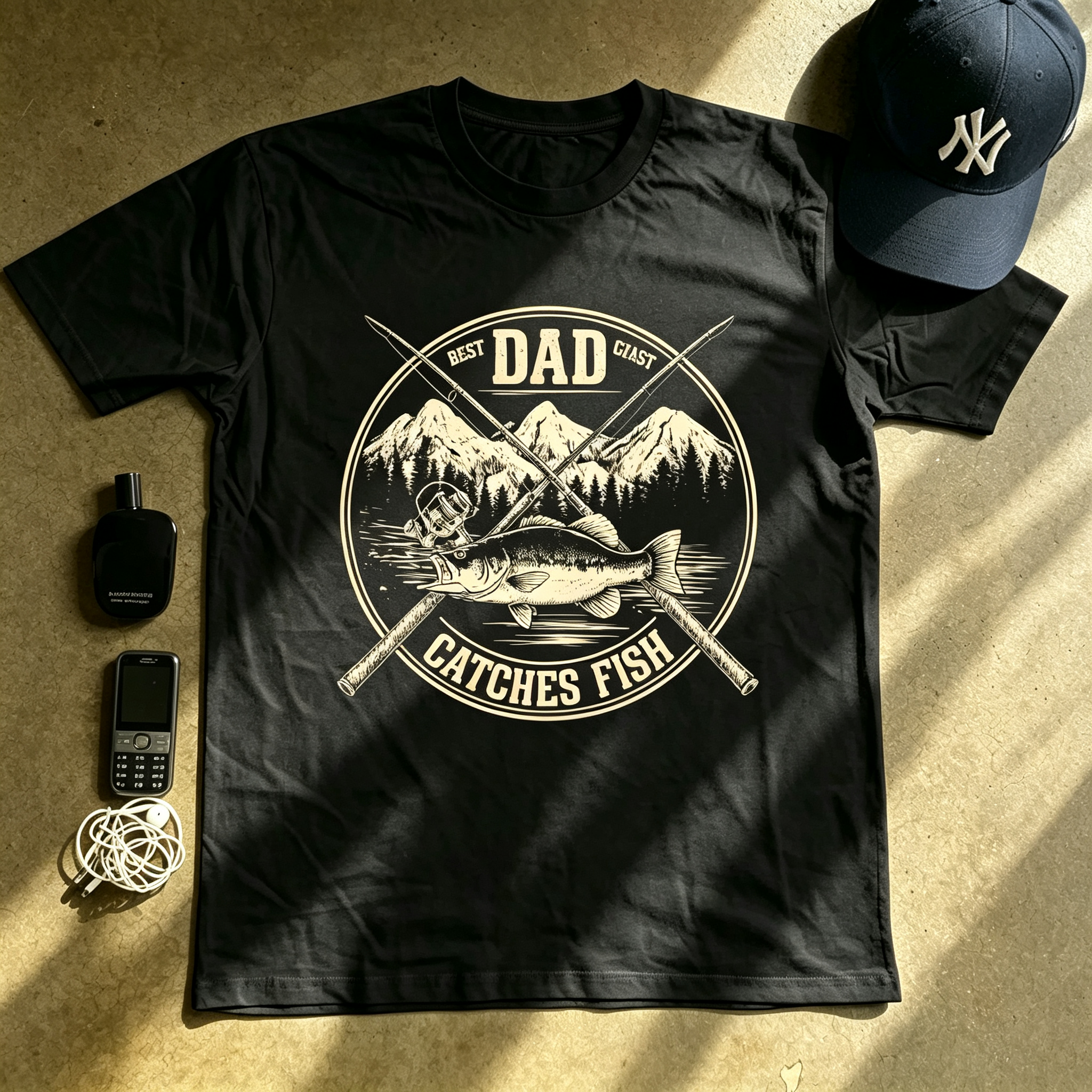 PShirt Best Dad Catches Fish 04 T-Shirt