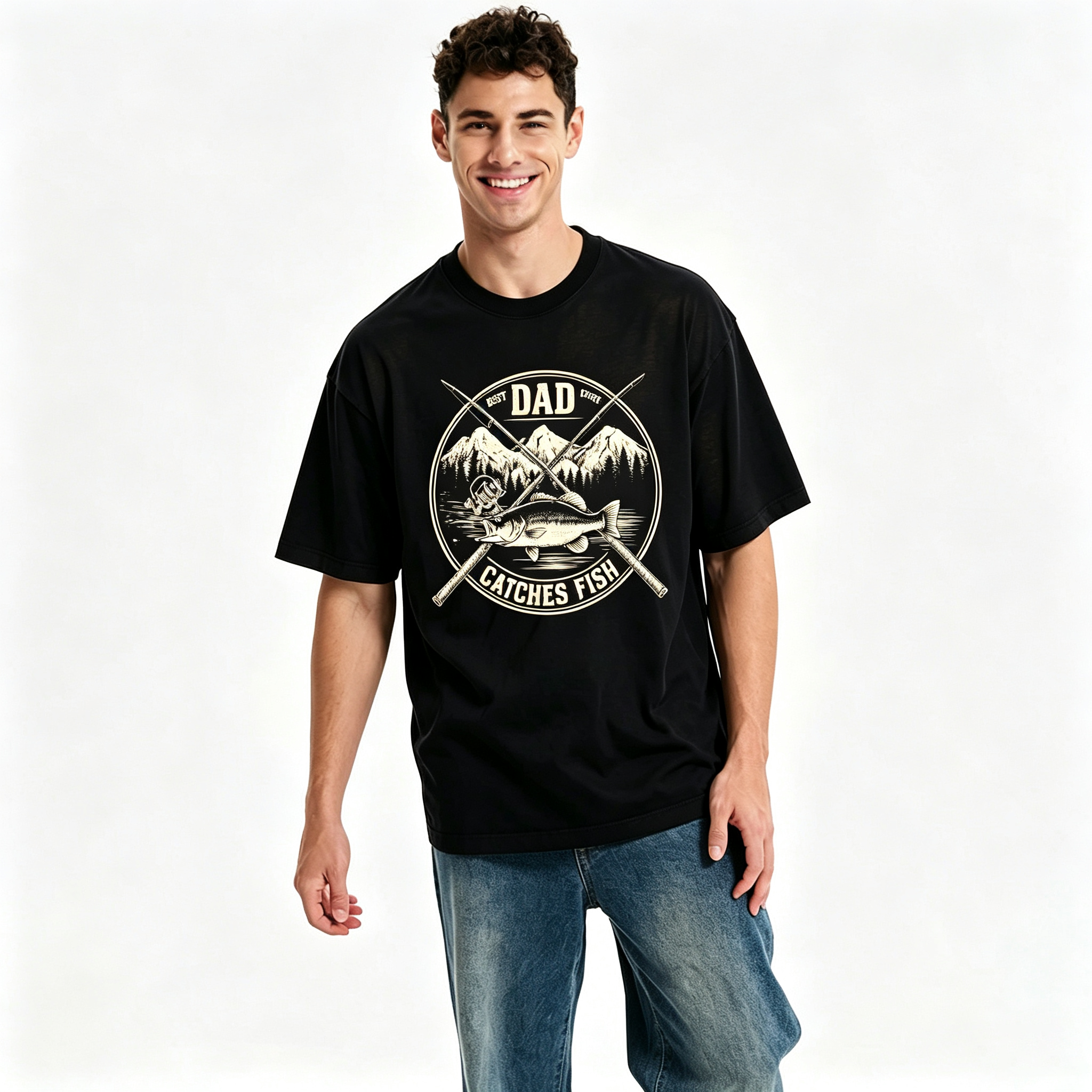PShirt Best Dad Catches Fish 04 T-Shirt