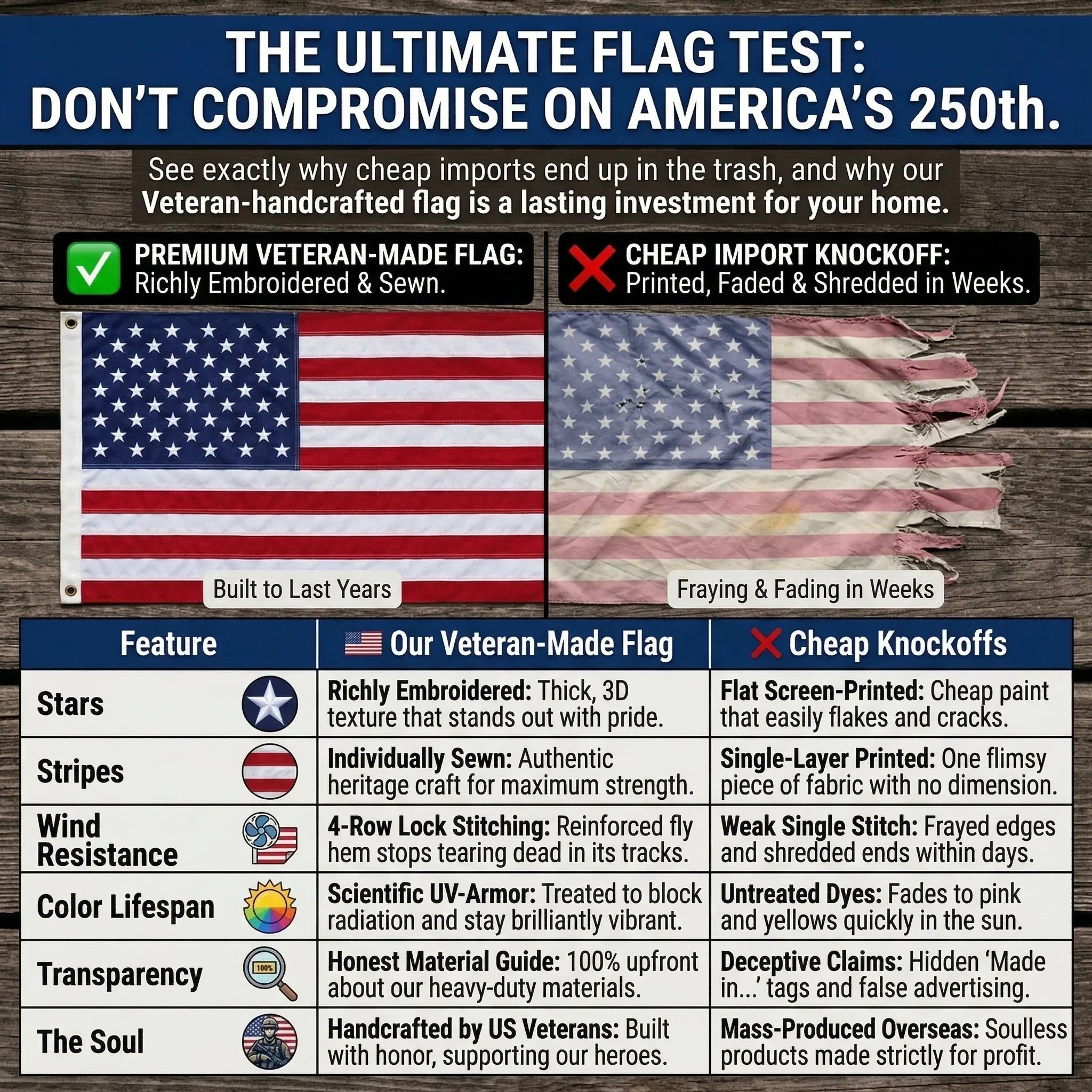 American Flag – Celebrate 250 Years of Freedom