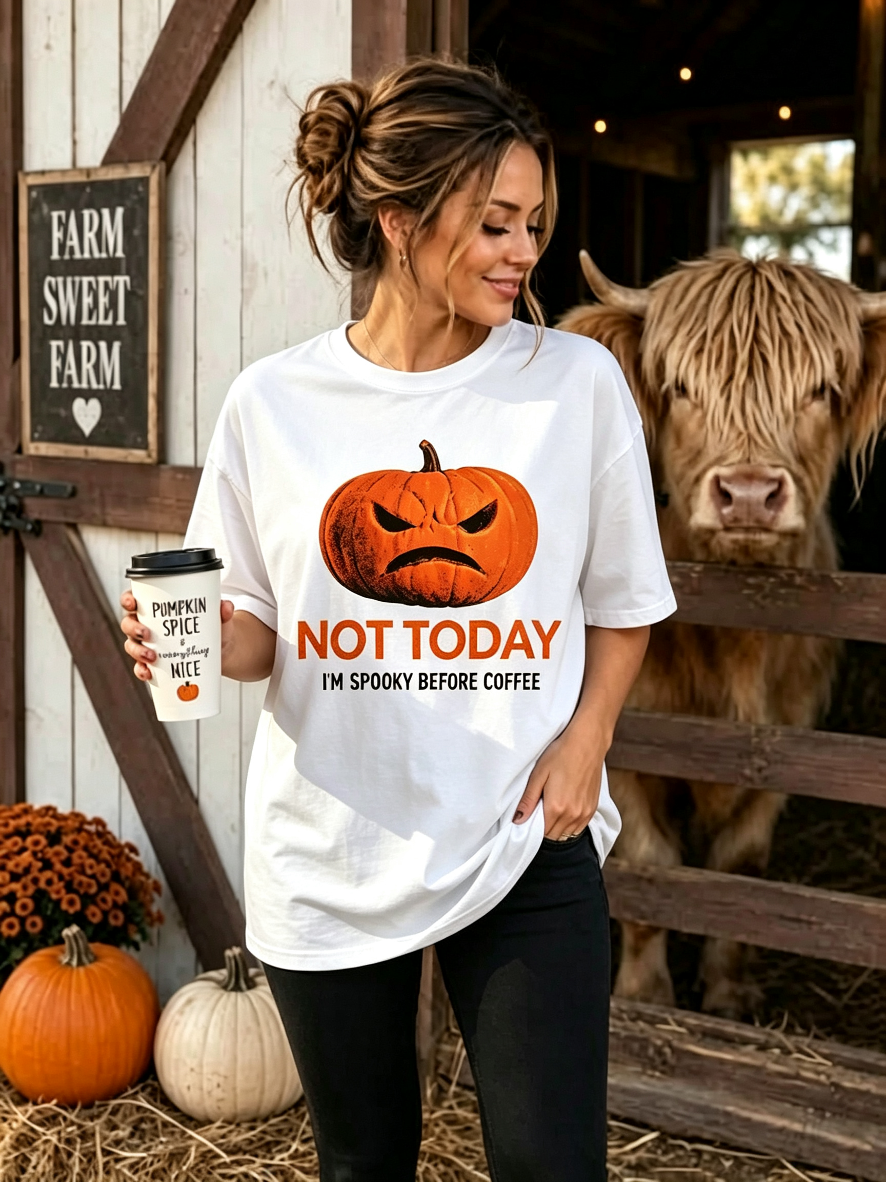 PShirt Angry Pumpkin 01 Halloween T-shirt