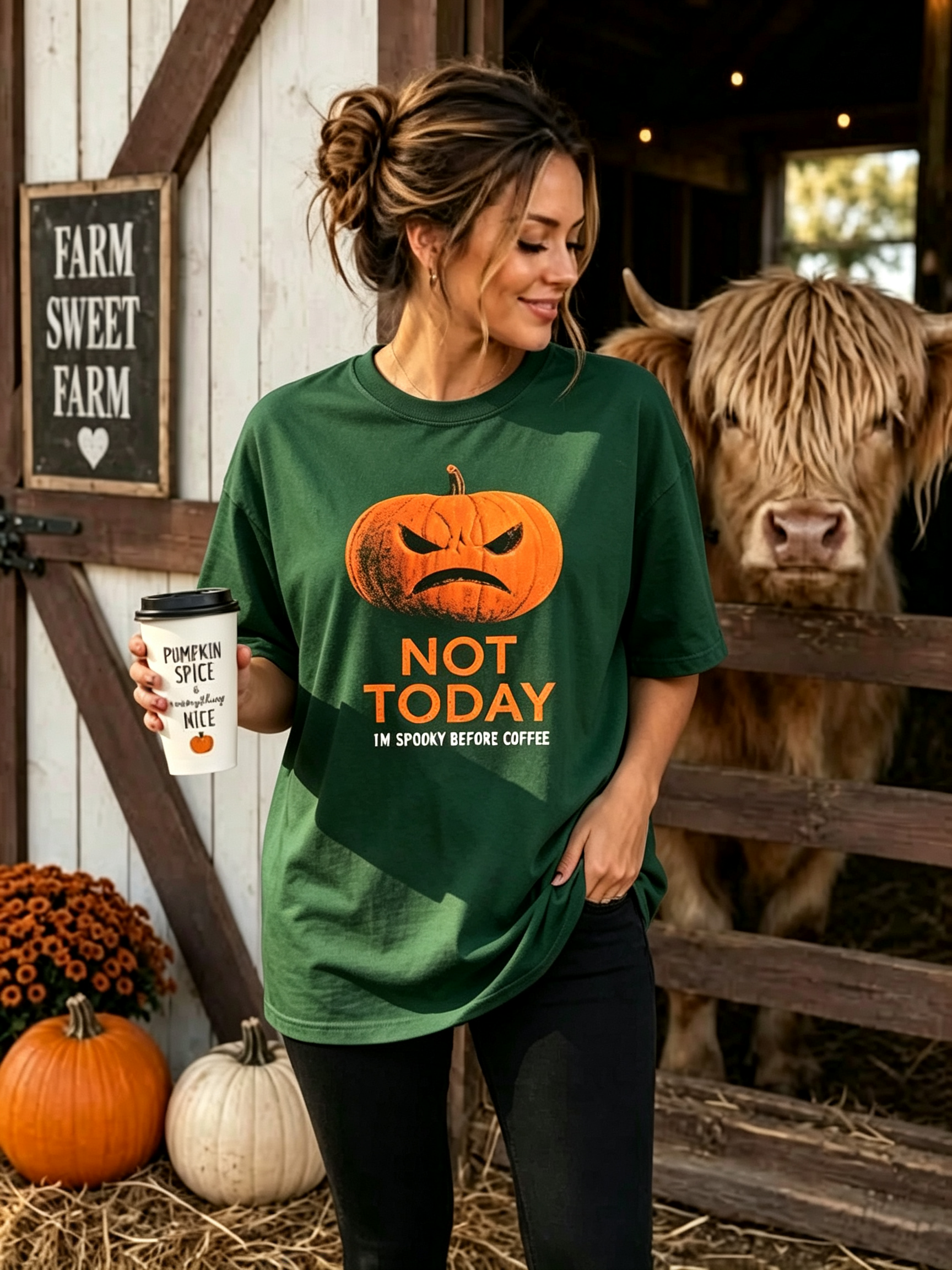 PShirt Angry Pumpkin 01 Halloween T-shirt