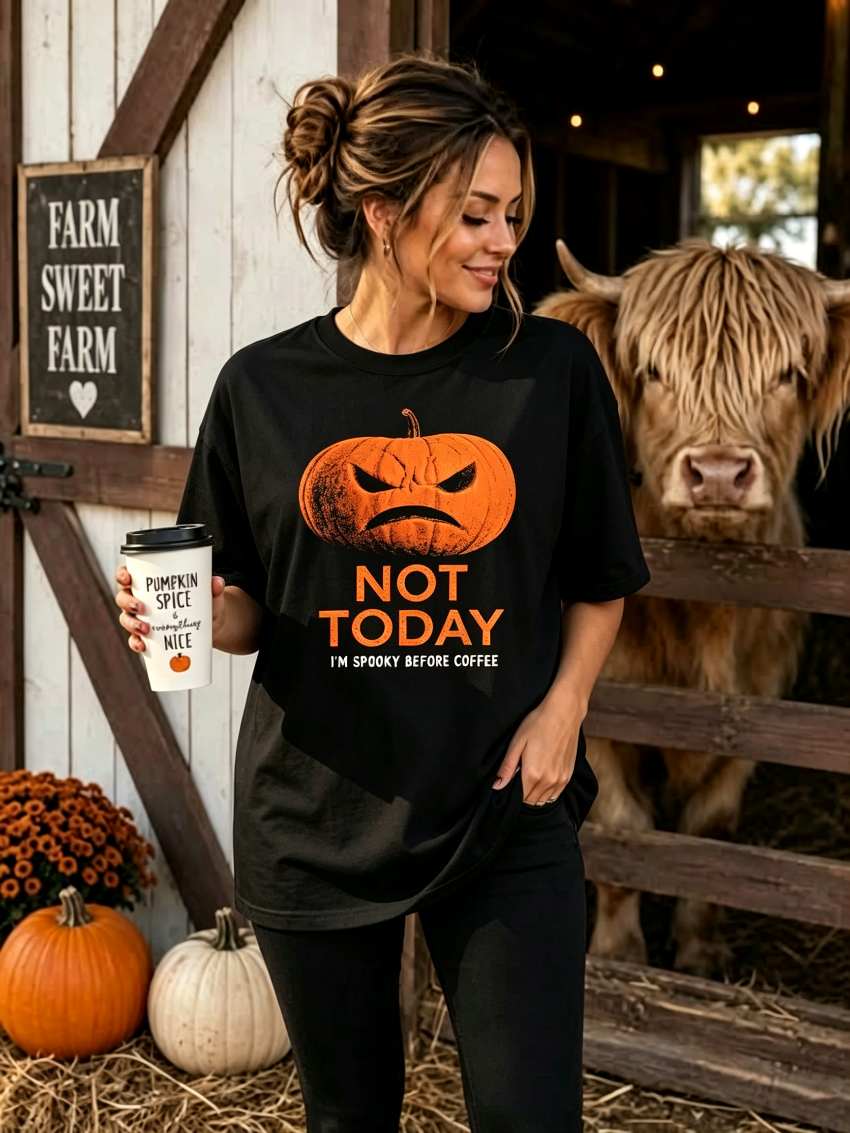PShirt Angry Pumpkin 01 Halloween T-shirt