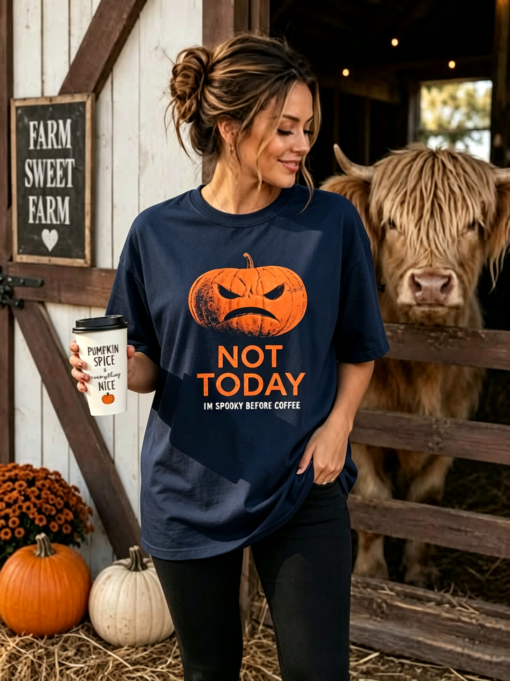 PShirt Angry Pumpkin 01 Halloween T-shirt