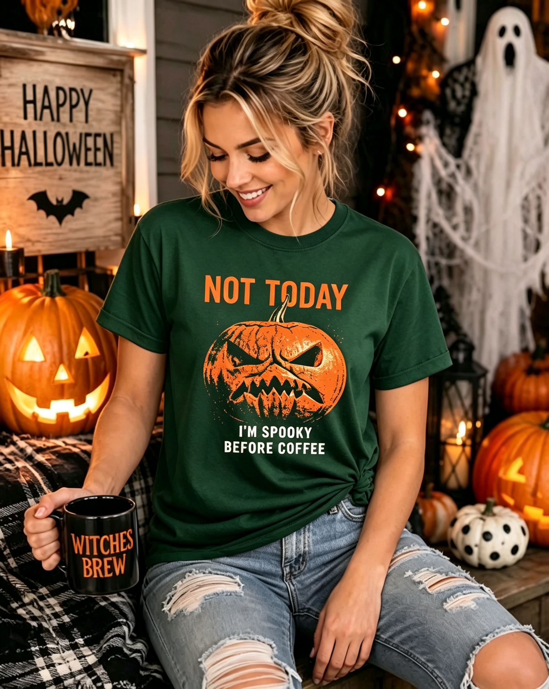 PShirt Angry Pumpkin 03 Halloween T-shirt
