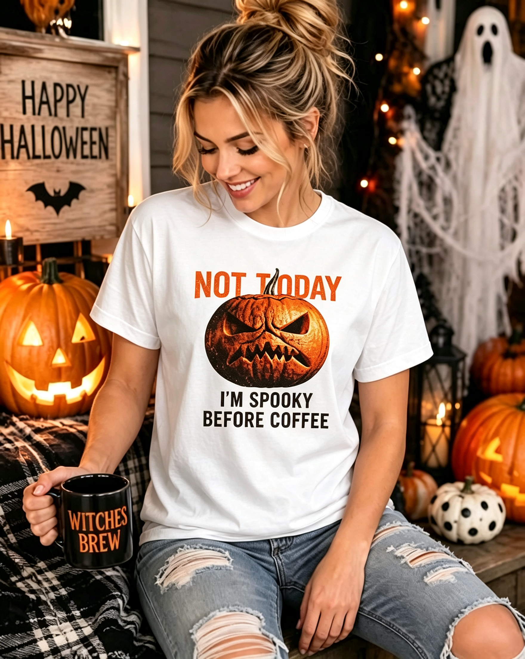 PShirt Angry Pumpkin 03 Halloween T-shirt