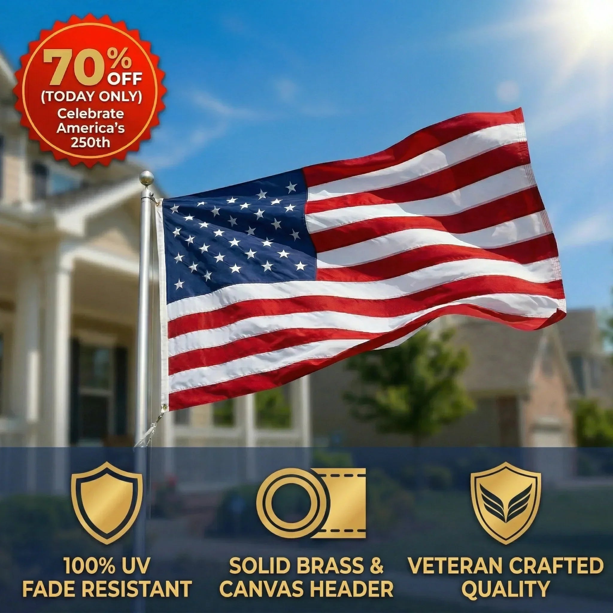 American Flag – Celebrate 250 Years of Freedom