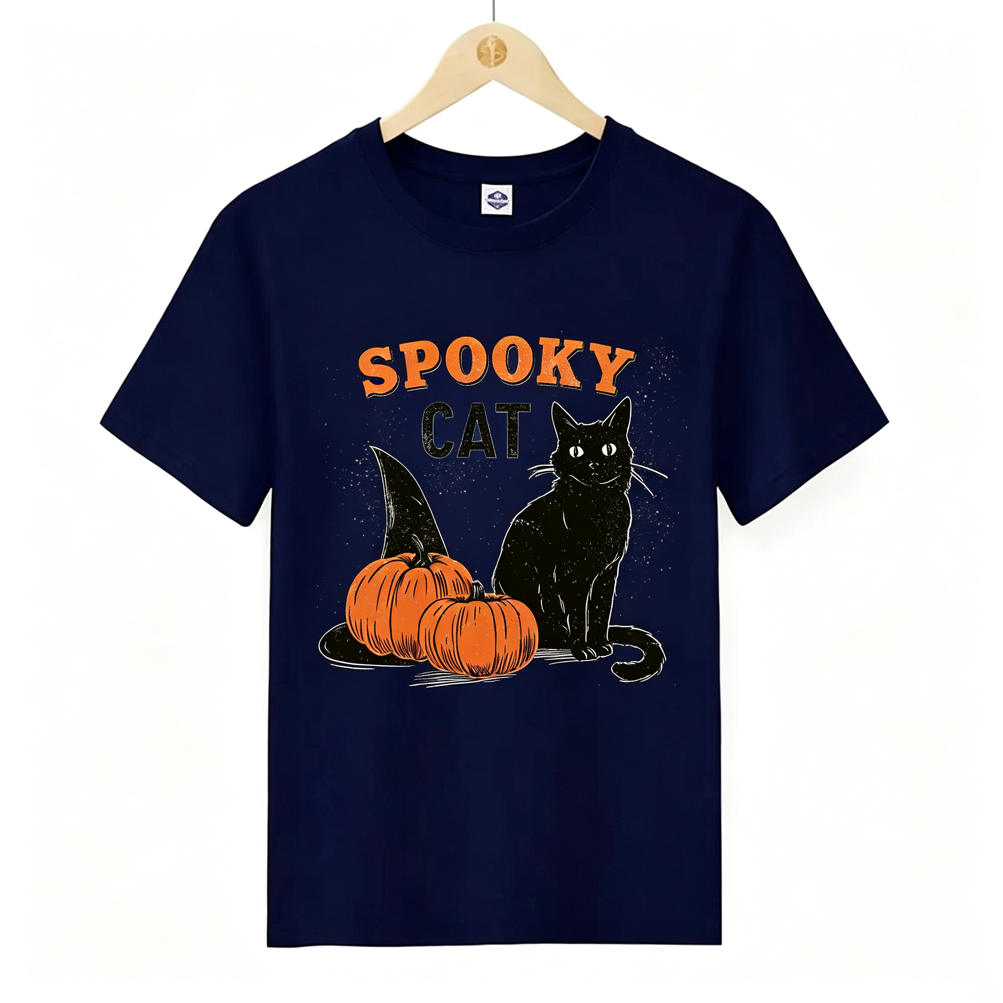 PShirt Black Cat Witch 01 Halloween T-shirt