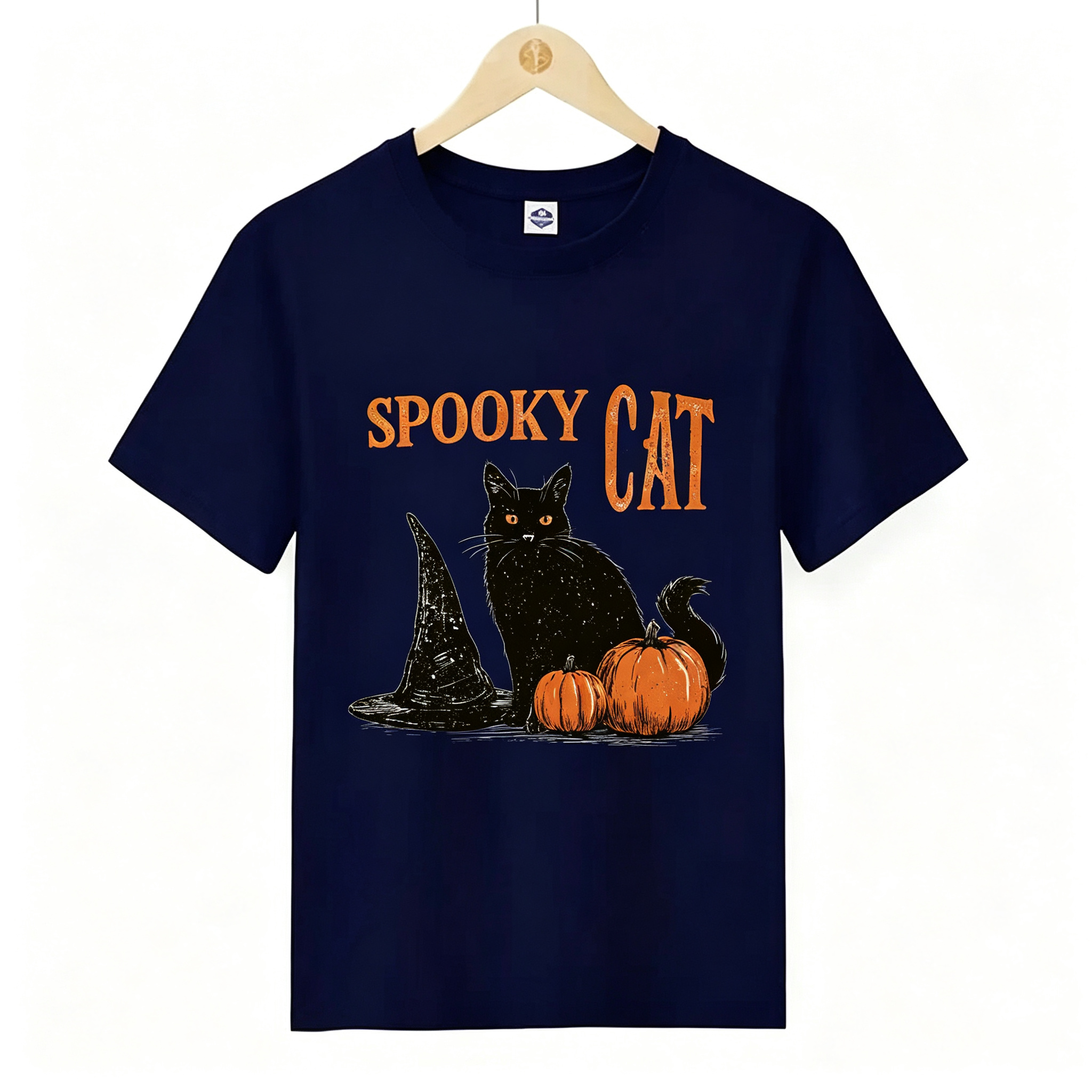 PShirt Black Cat Witch 02 Halloween T-shirt
