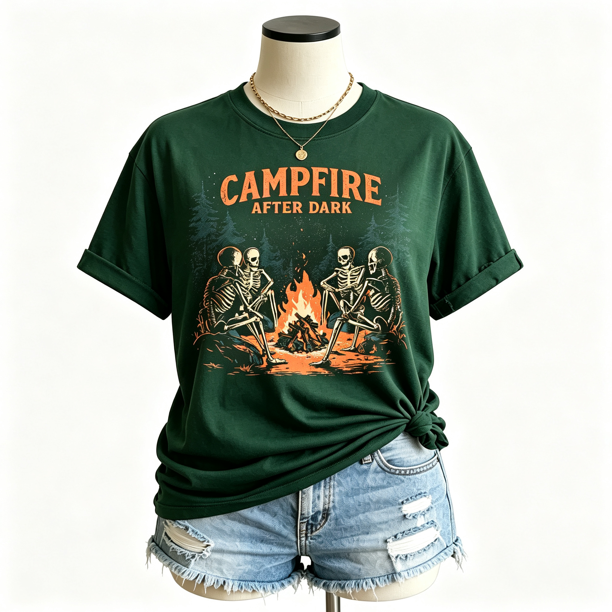 PShirt Campfire After Dark Halloween T-shirt