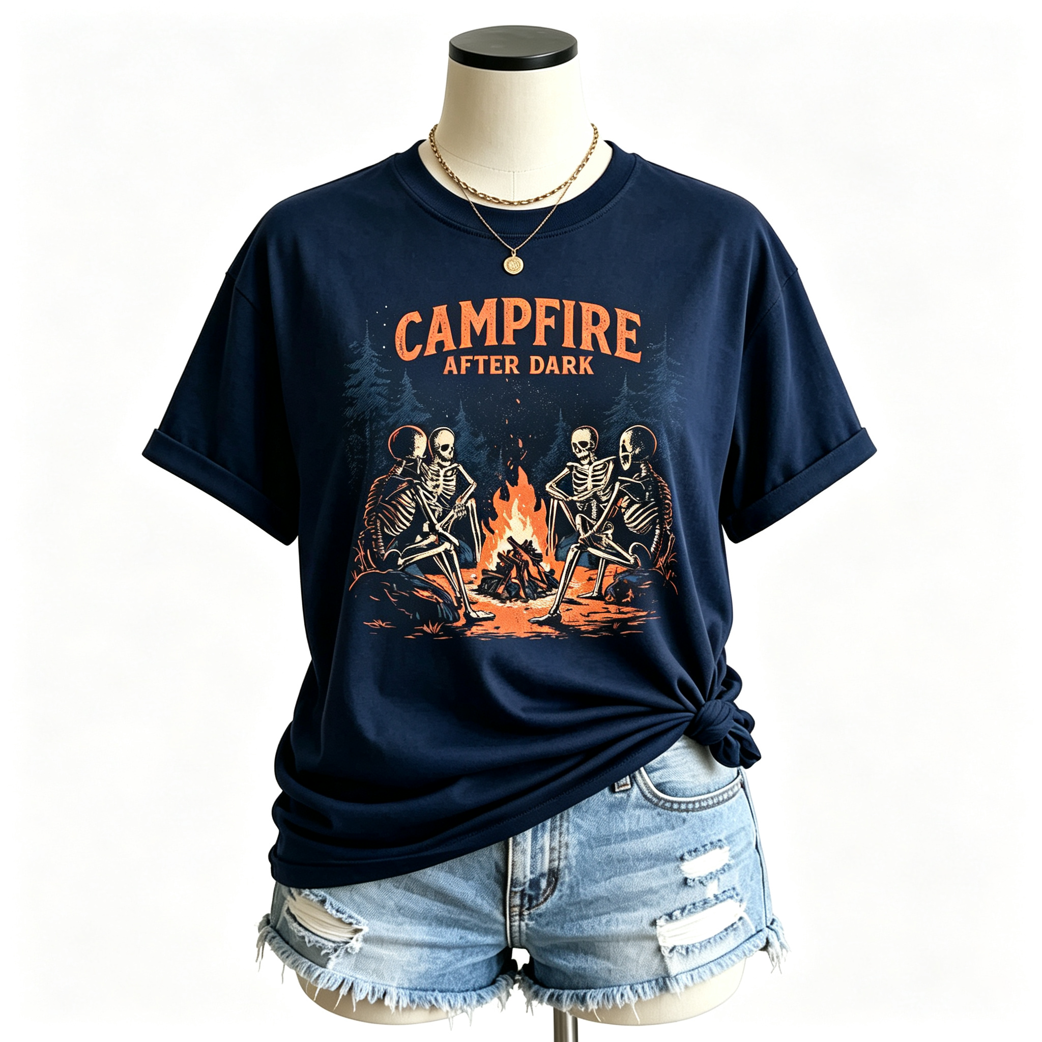 PShirt Campfire After Dark Halloween T-shirt