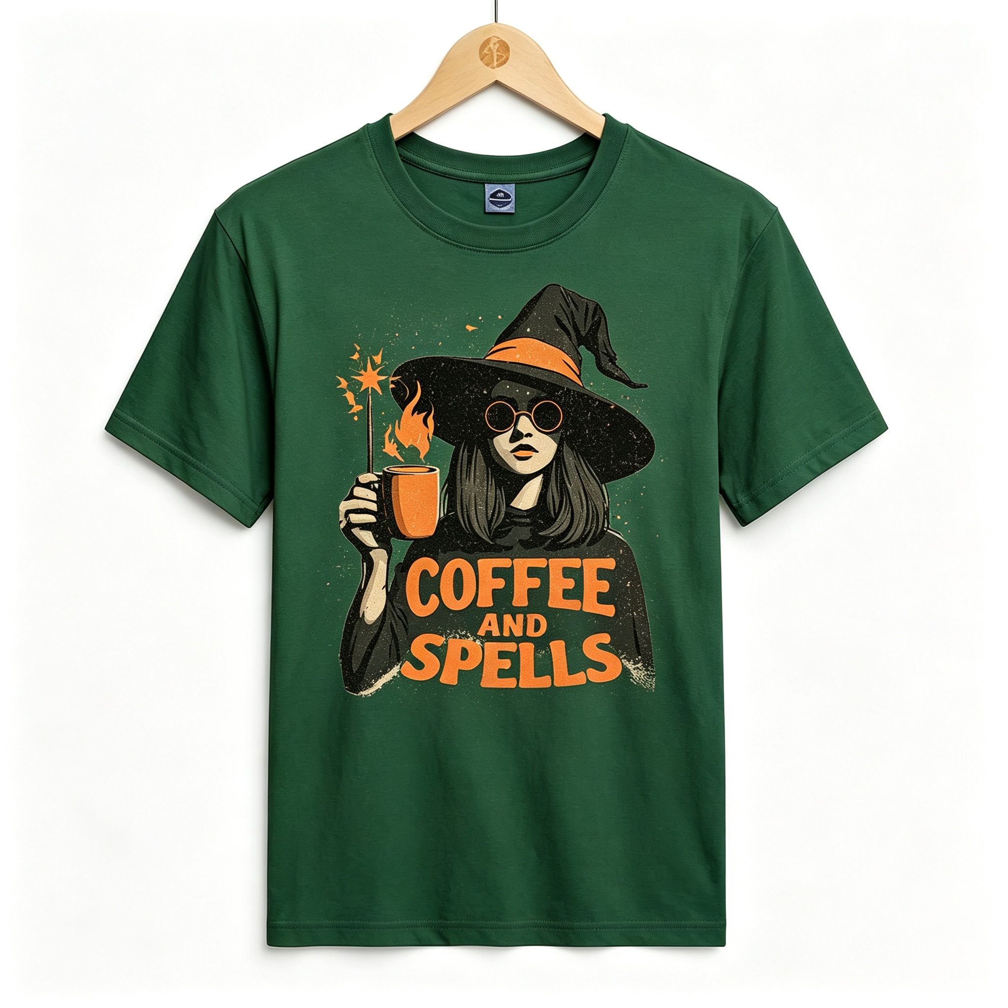 PShirt Coffee Witch 01 Halloween T-shirt