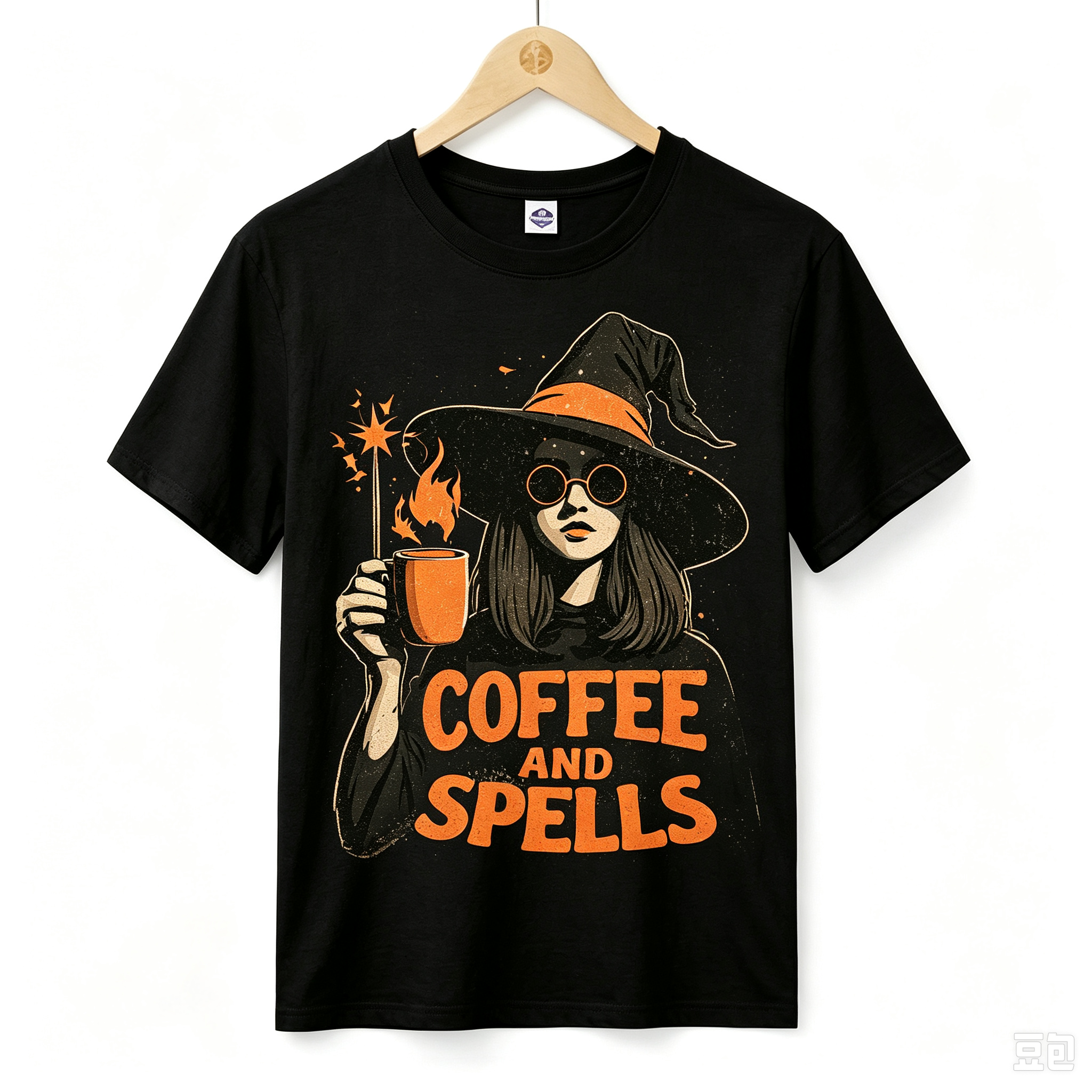 PShirt Coffee Witch 01 Halloween T-shirt