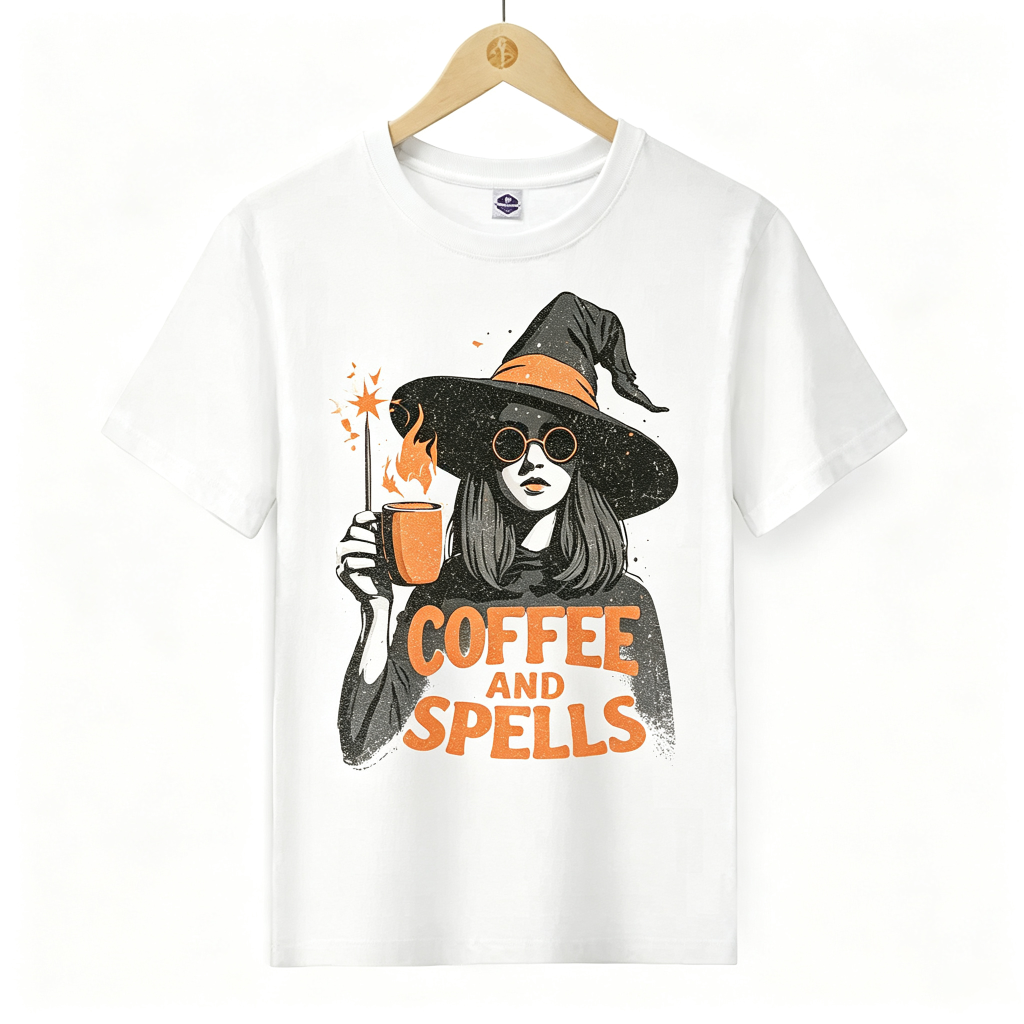 PShirt Coffee Witch 01 Halloween T-shirt
