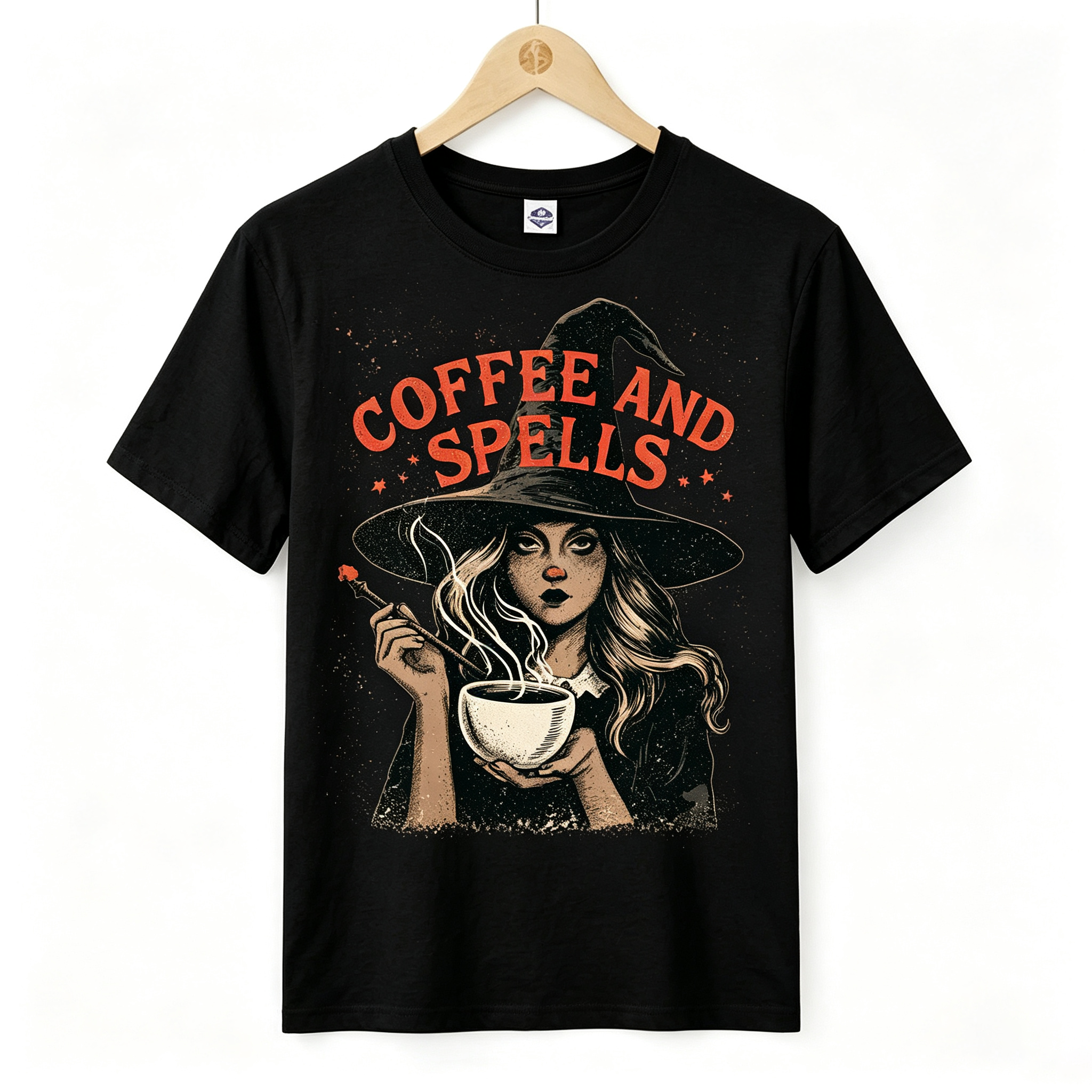 PShirt Coffee Witch 02 Halloween T-shirt