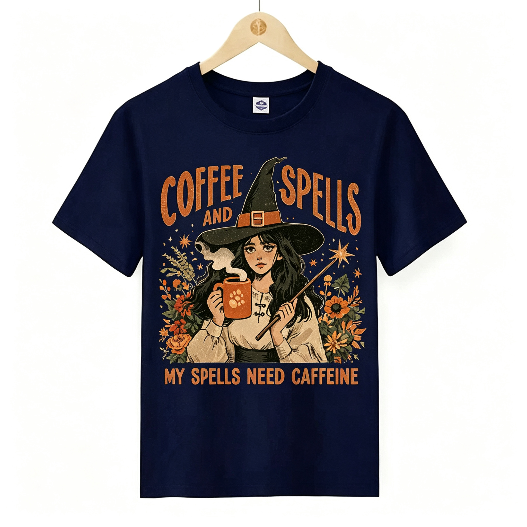 PShirt Coffee Witch 045 Halloween T-shirt