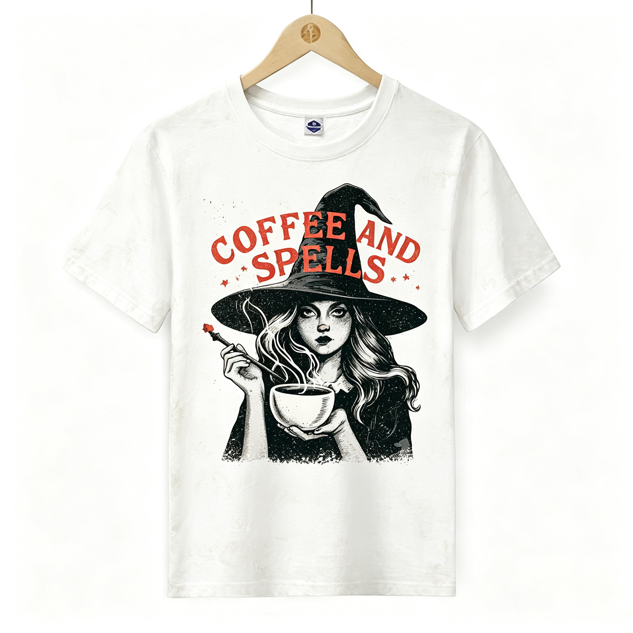 PShirt Coffee Witch 02 Halloween T-shirt