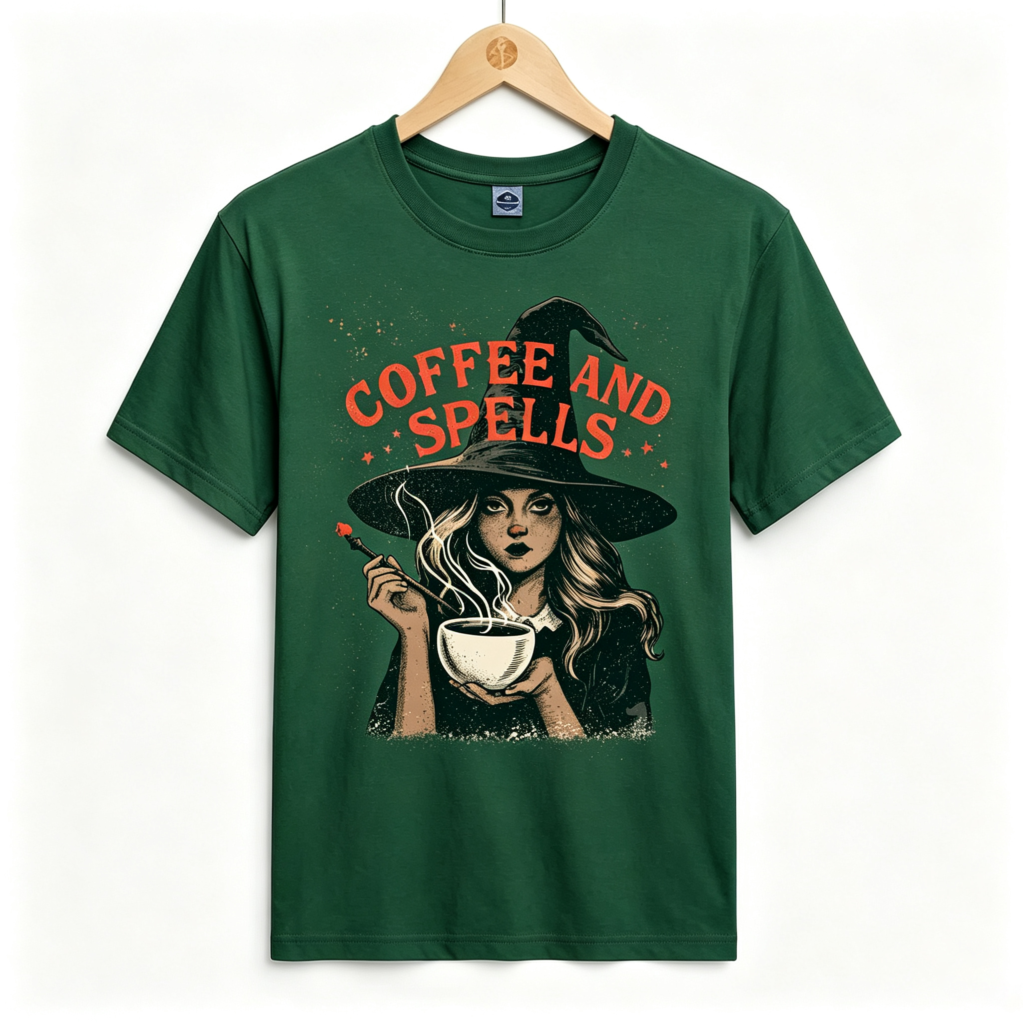 PShirt Coffee Witch 02 Halloween T-shirt