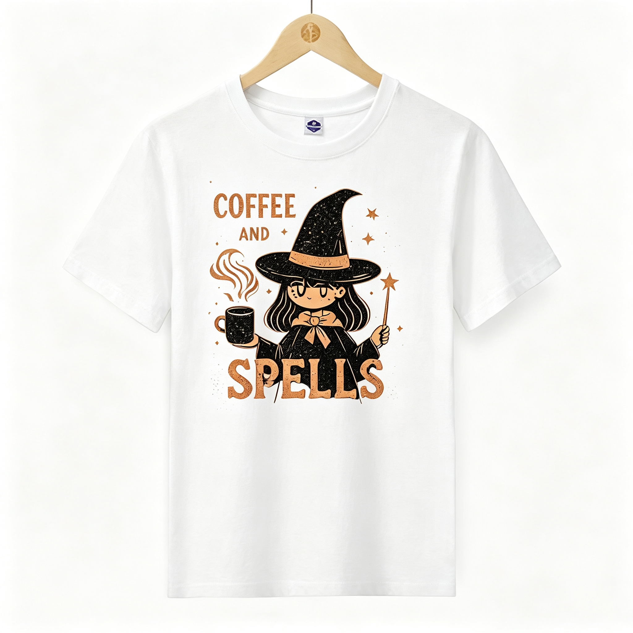 PShirt Coffee Witch 03 Halloween T-shirt