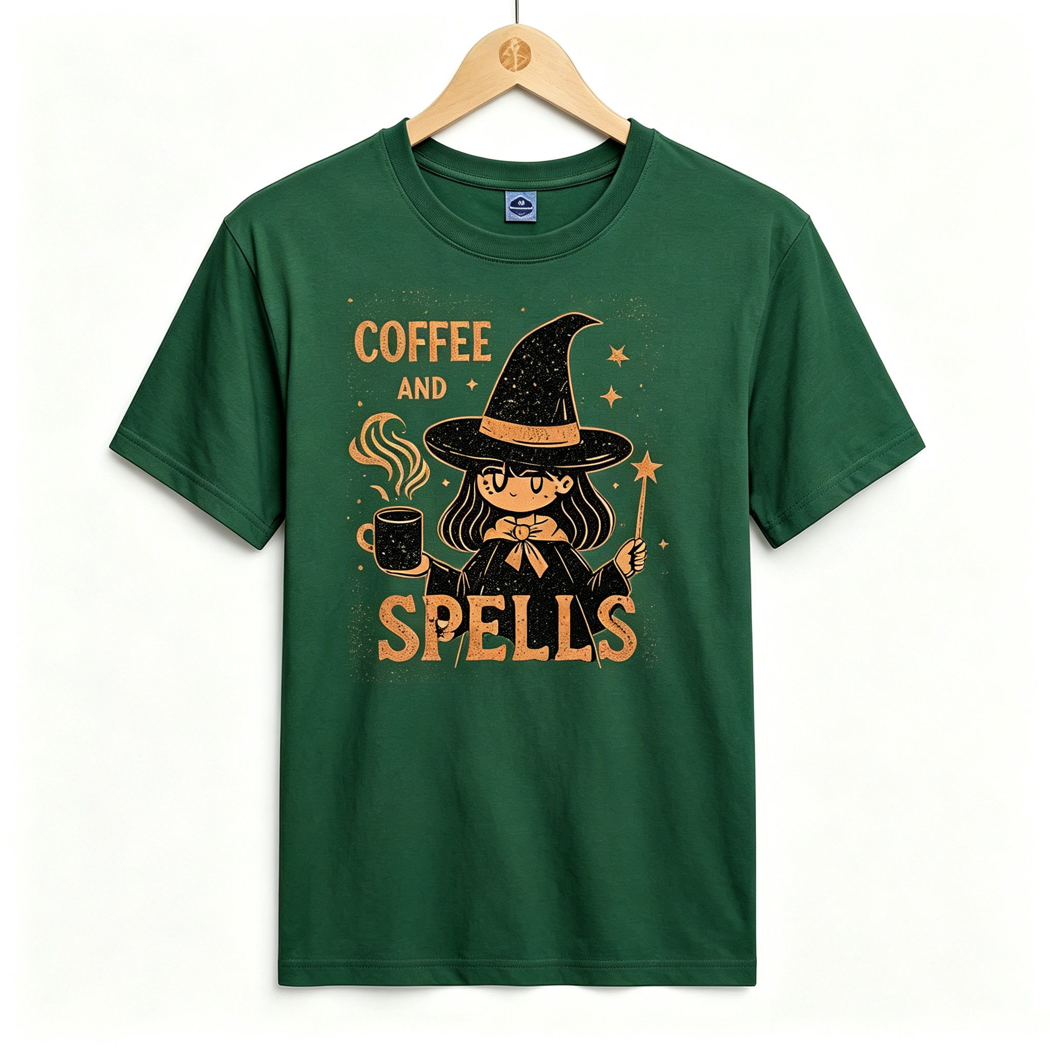 PShirt Coffee Witch 03 Halloween T-shirt