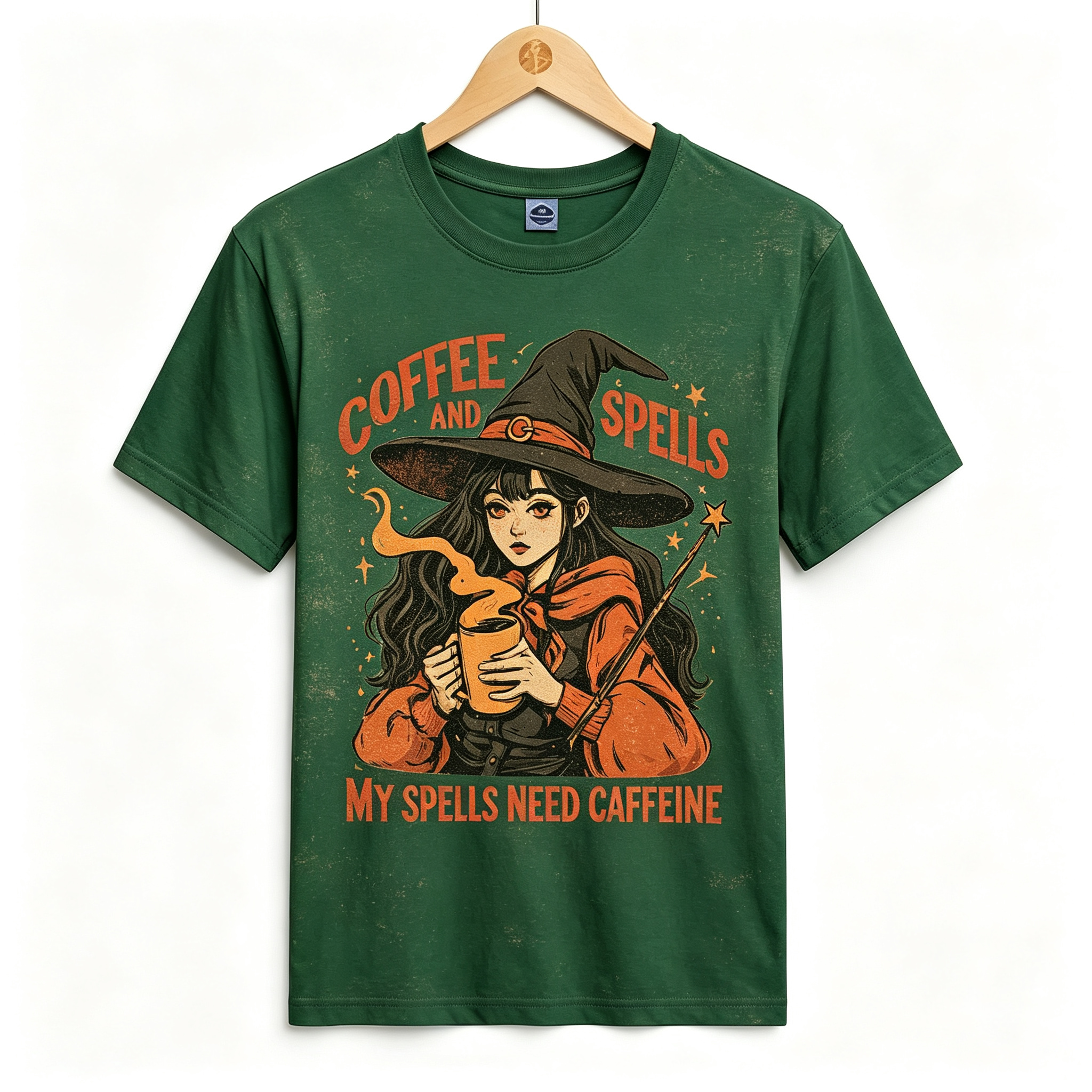 PShirt Coffee Witch 04 Halloween T-shirt