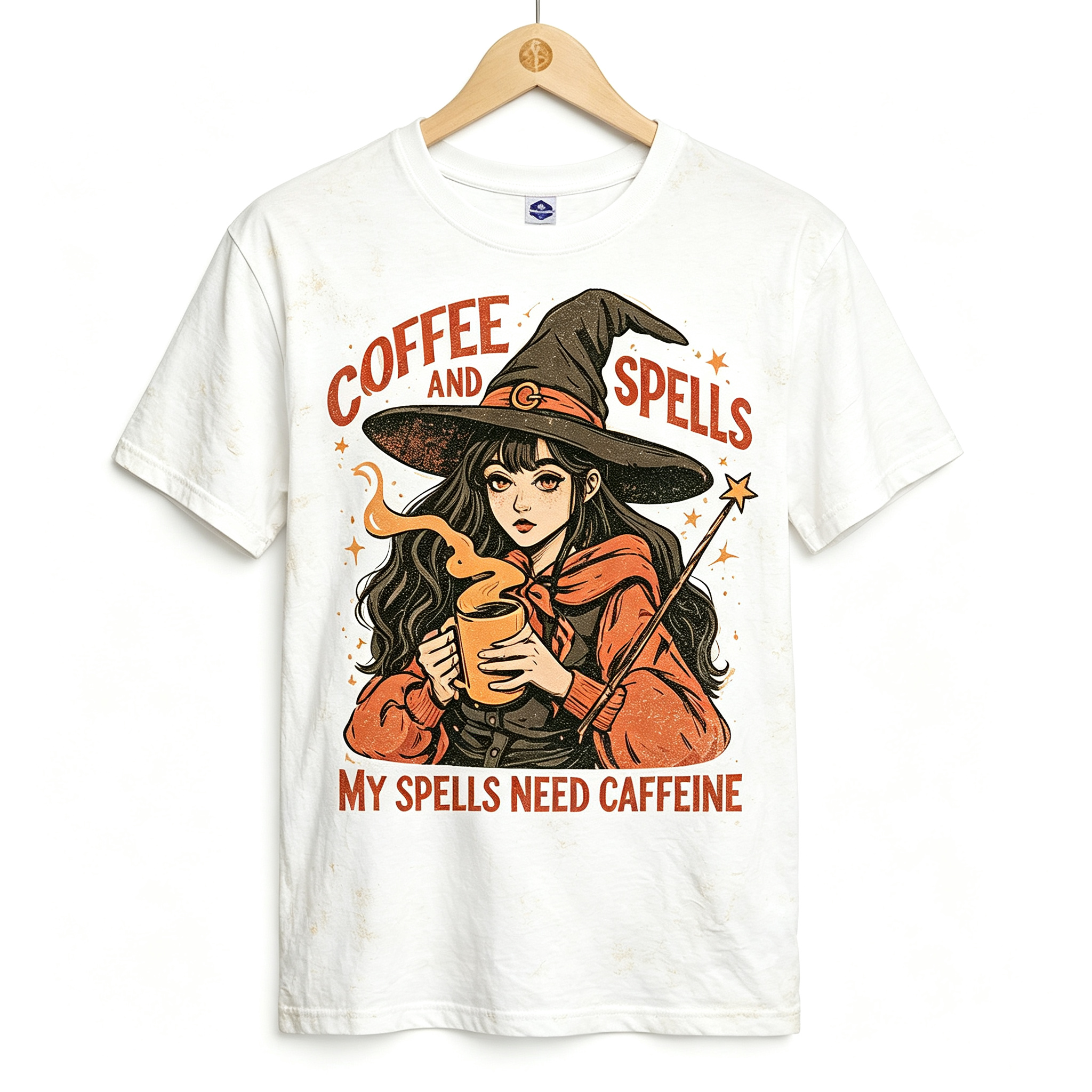 PShirt Coffee Witch 04 Halloween T-shirt