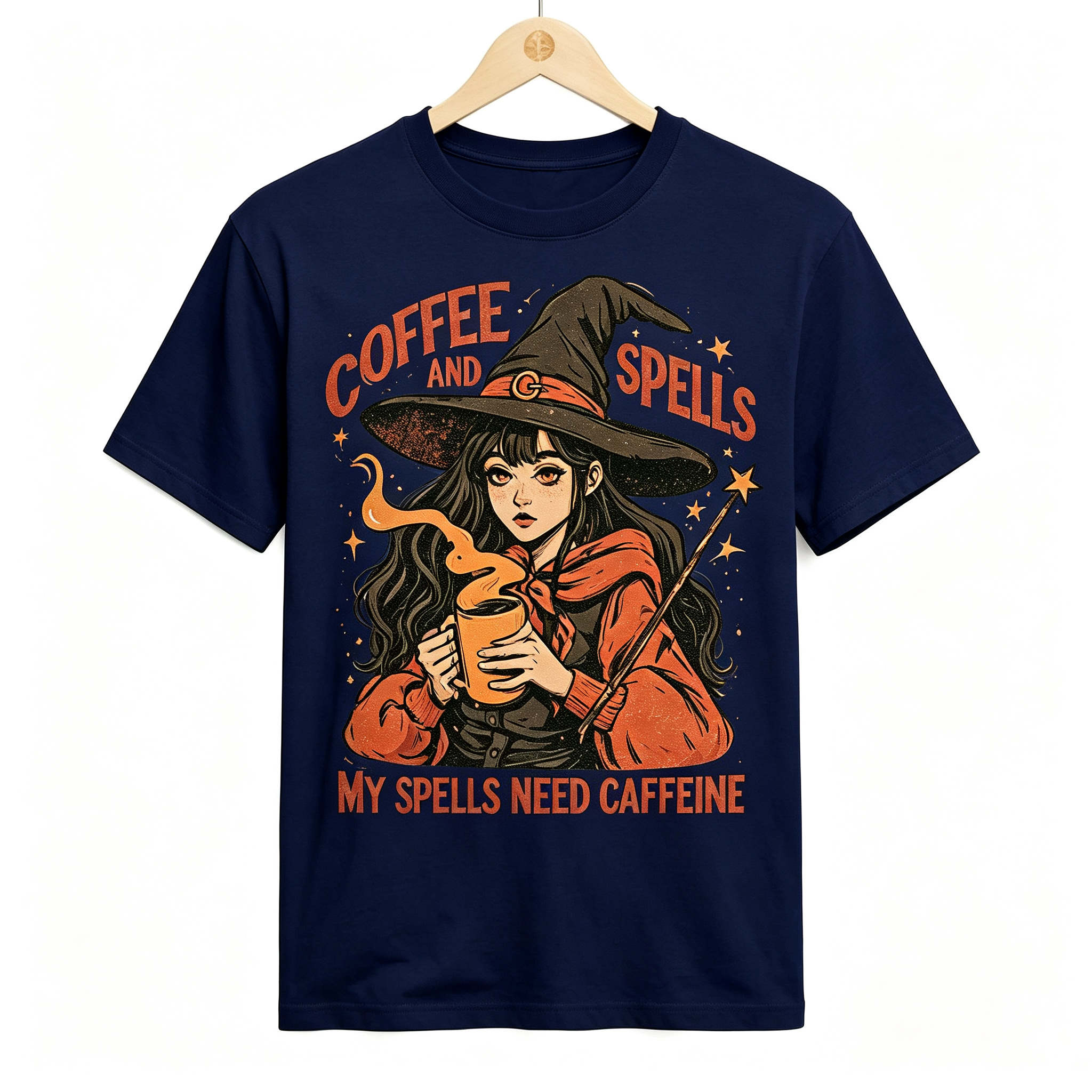 PShirt Coffee Witch 04 Halloween T-shirt