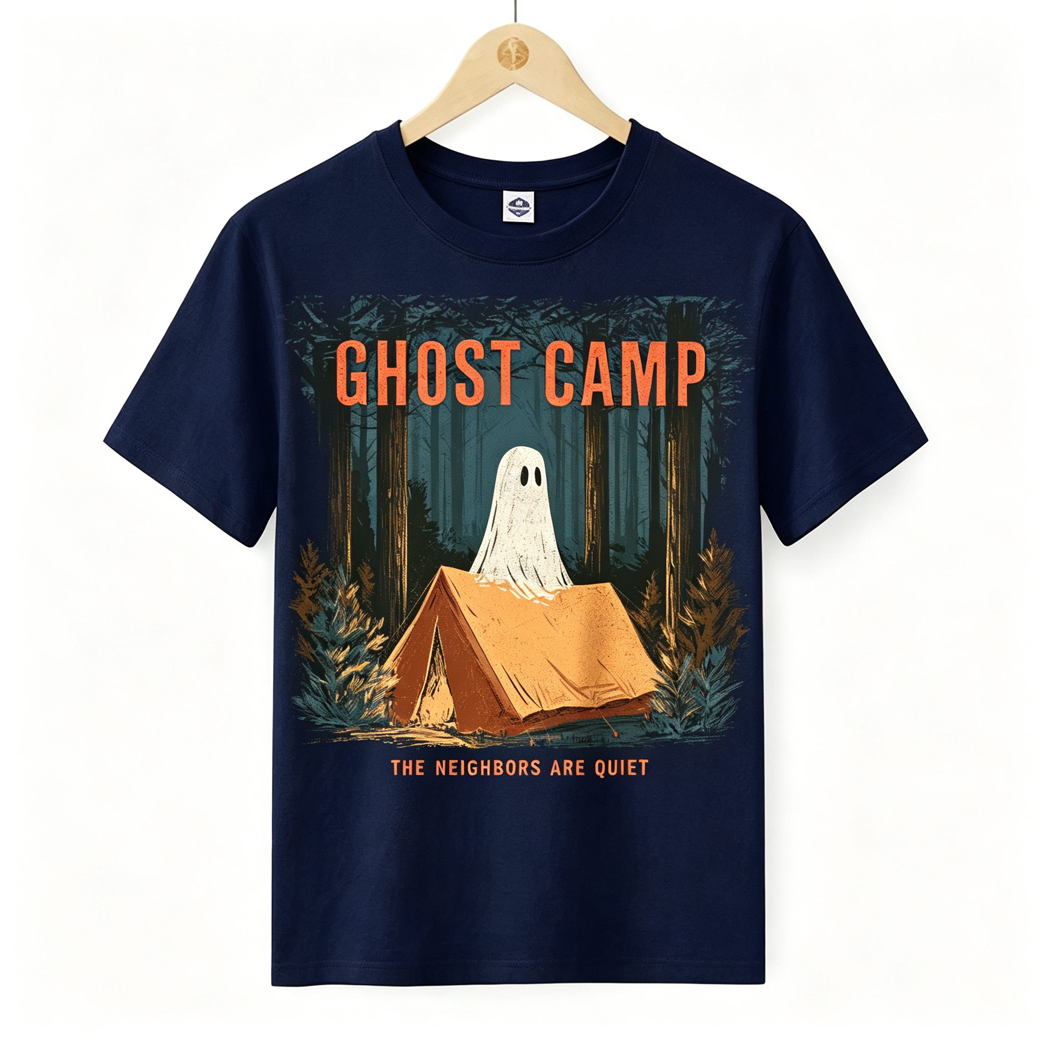 PShirt Ghost Camper 01 Halloween T-shirt