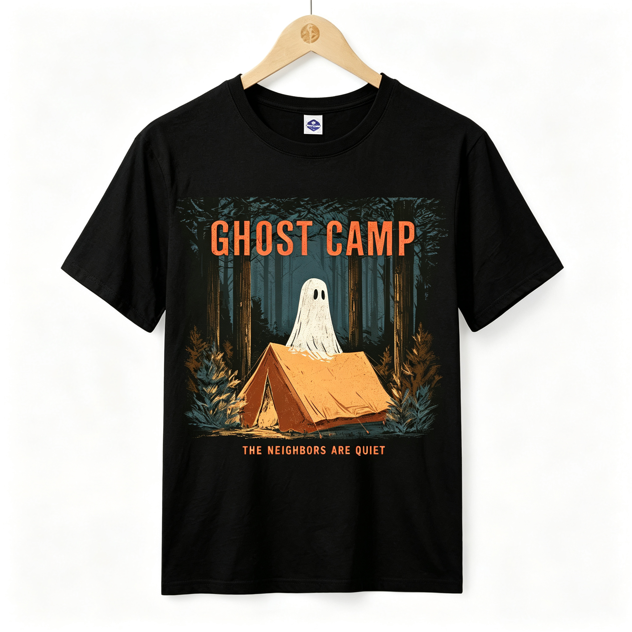 PShirt Ghost Camper 01 Halloween T-shirt