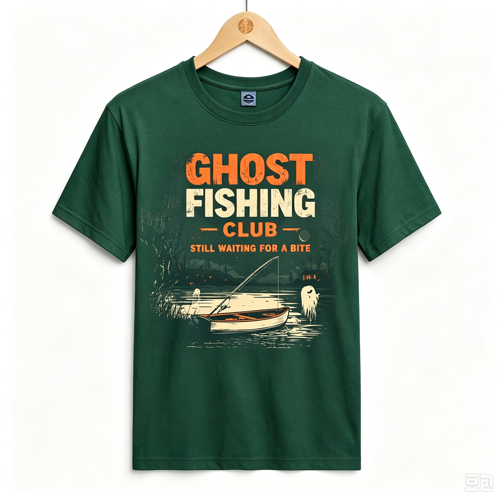 PShirt Ghost Fishing 01 Halloween T-shirt