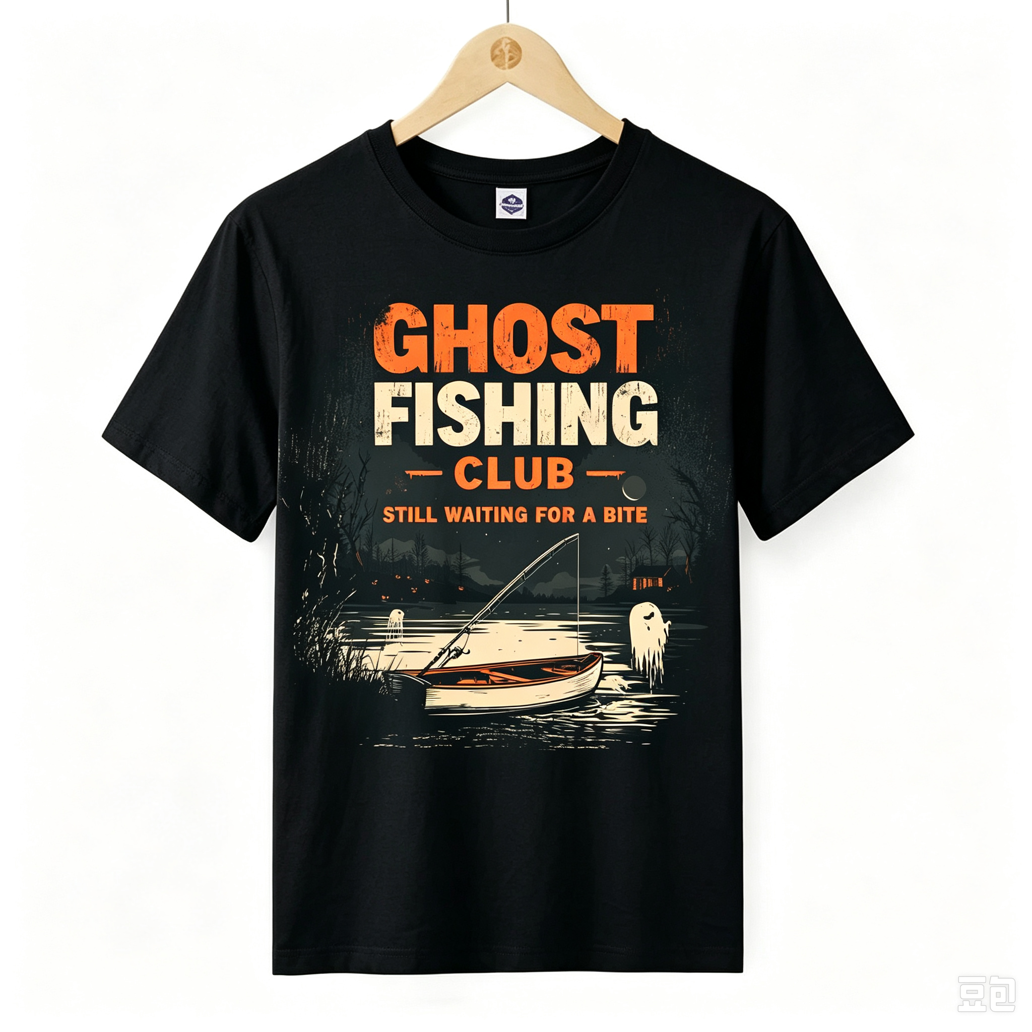 PShirt Ghost Fishing 01 Halloween T-shirt