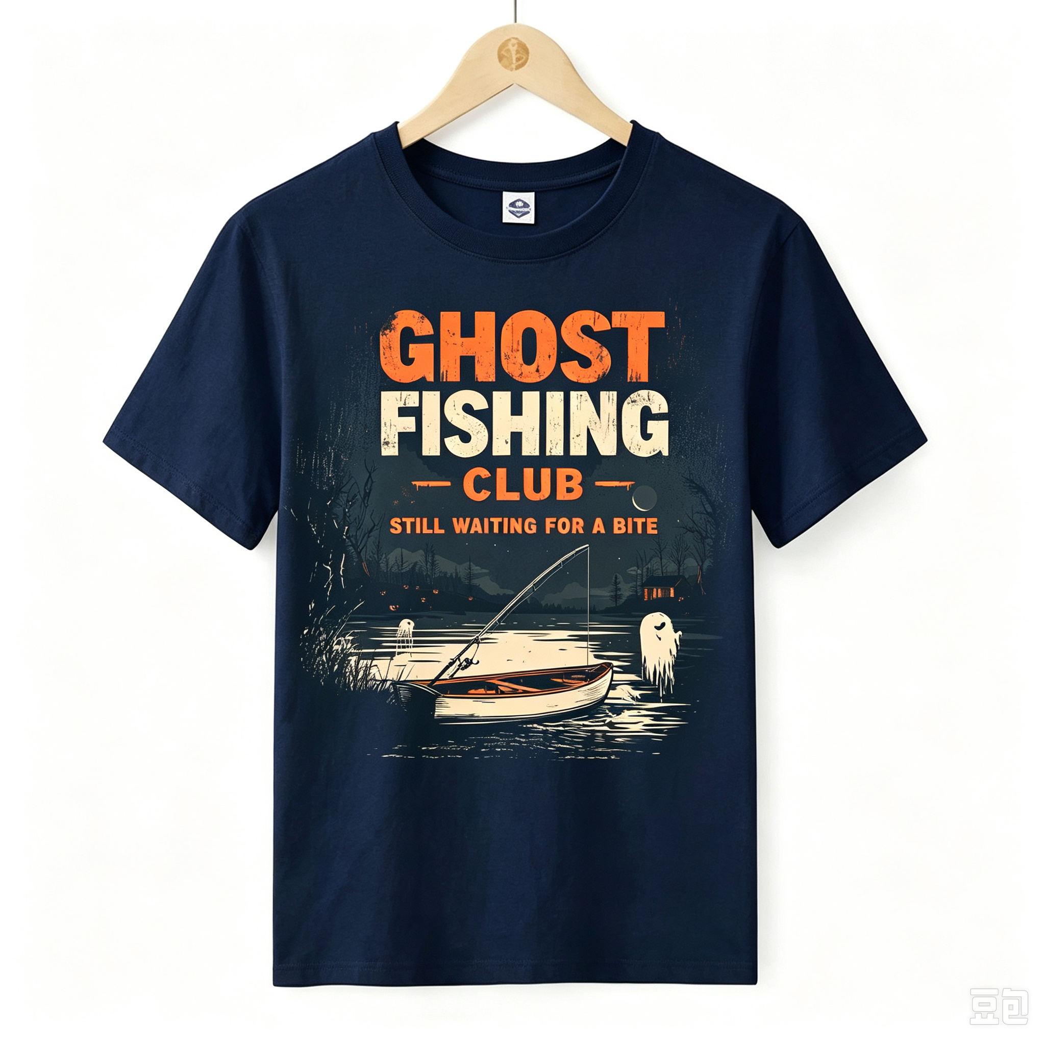PShirt Ghost Fishing 01 Halloween T-shirt