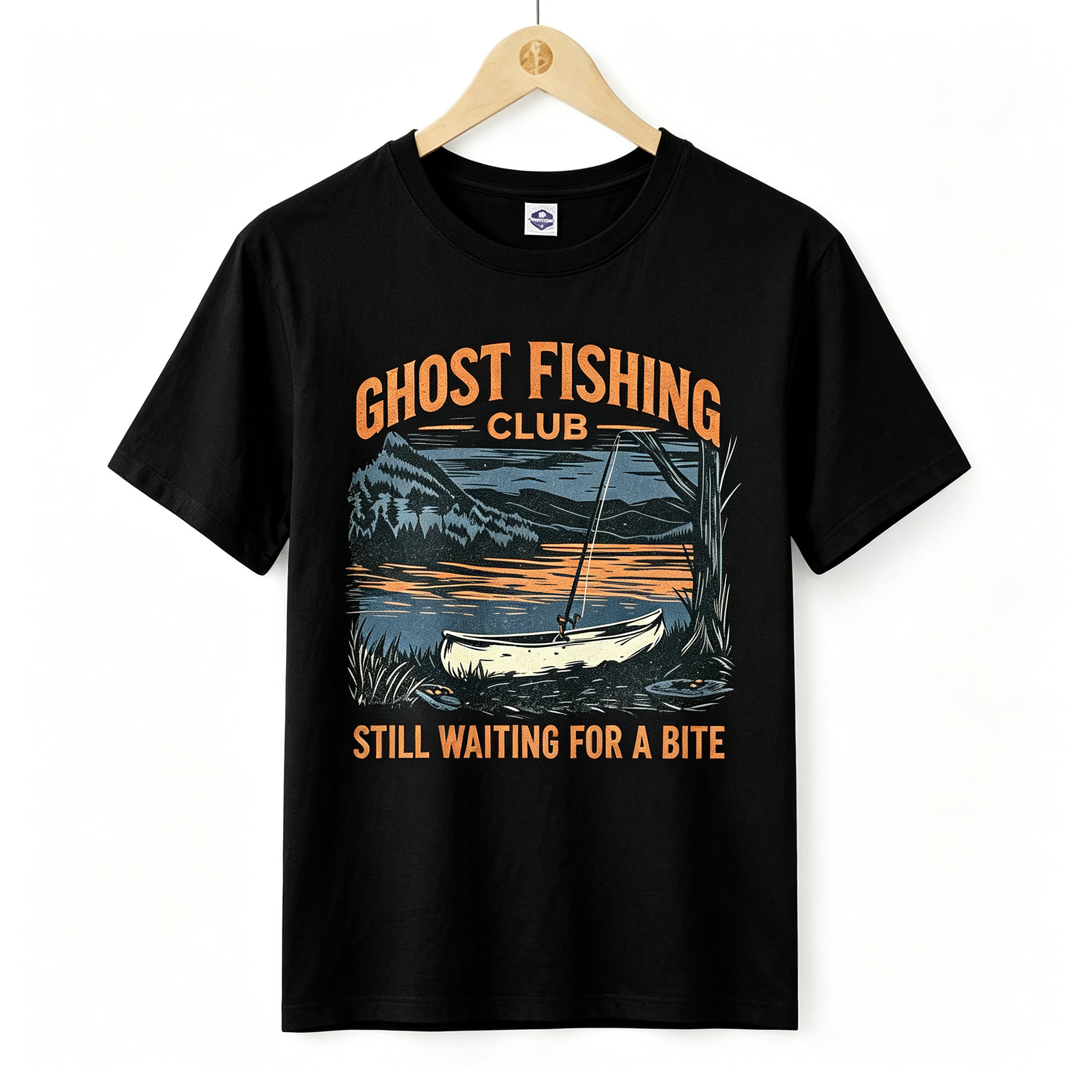 PShirt Ghost Fishing 02 Halloween T-shirt