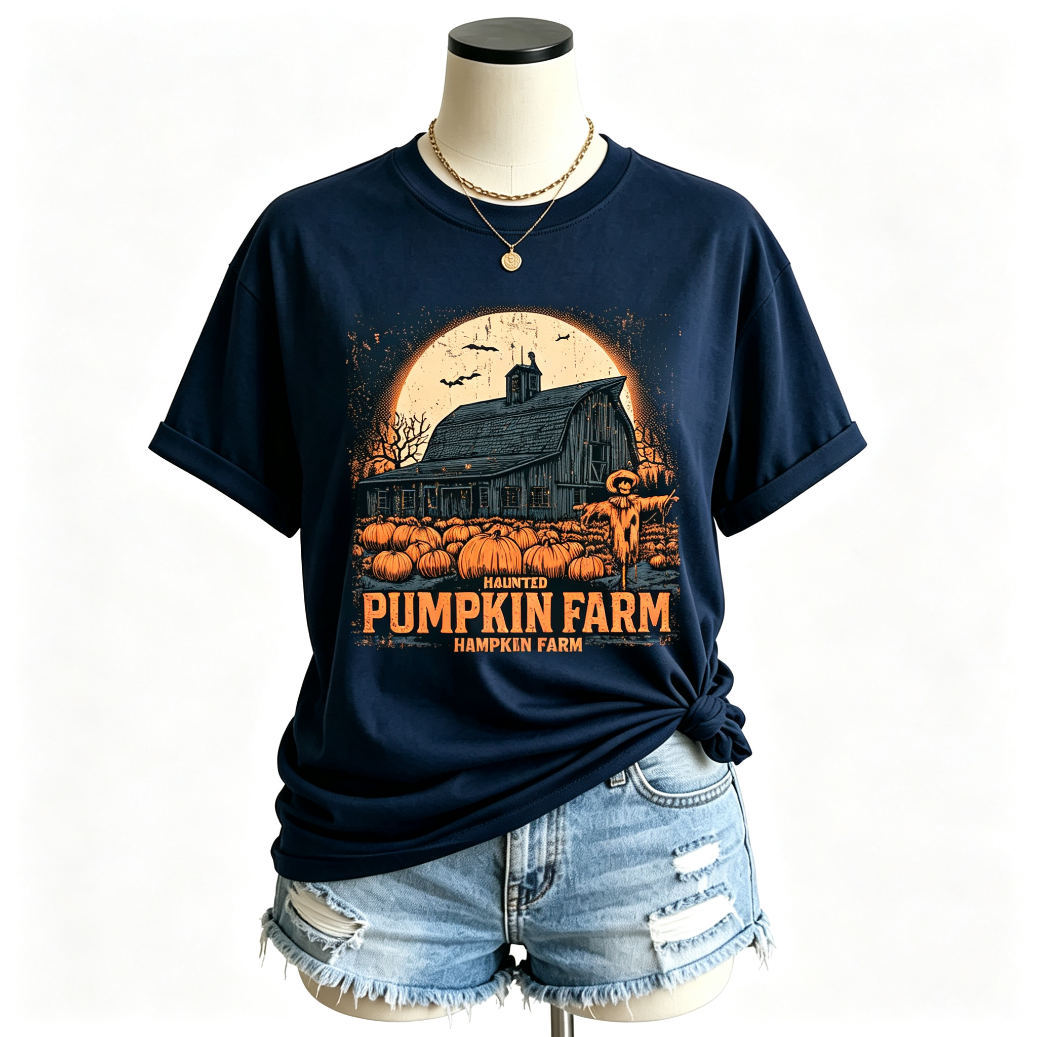 PShirt Pumpkin Farm 01 Halloween T-shirt