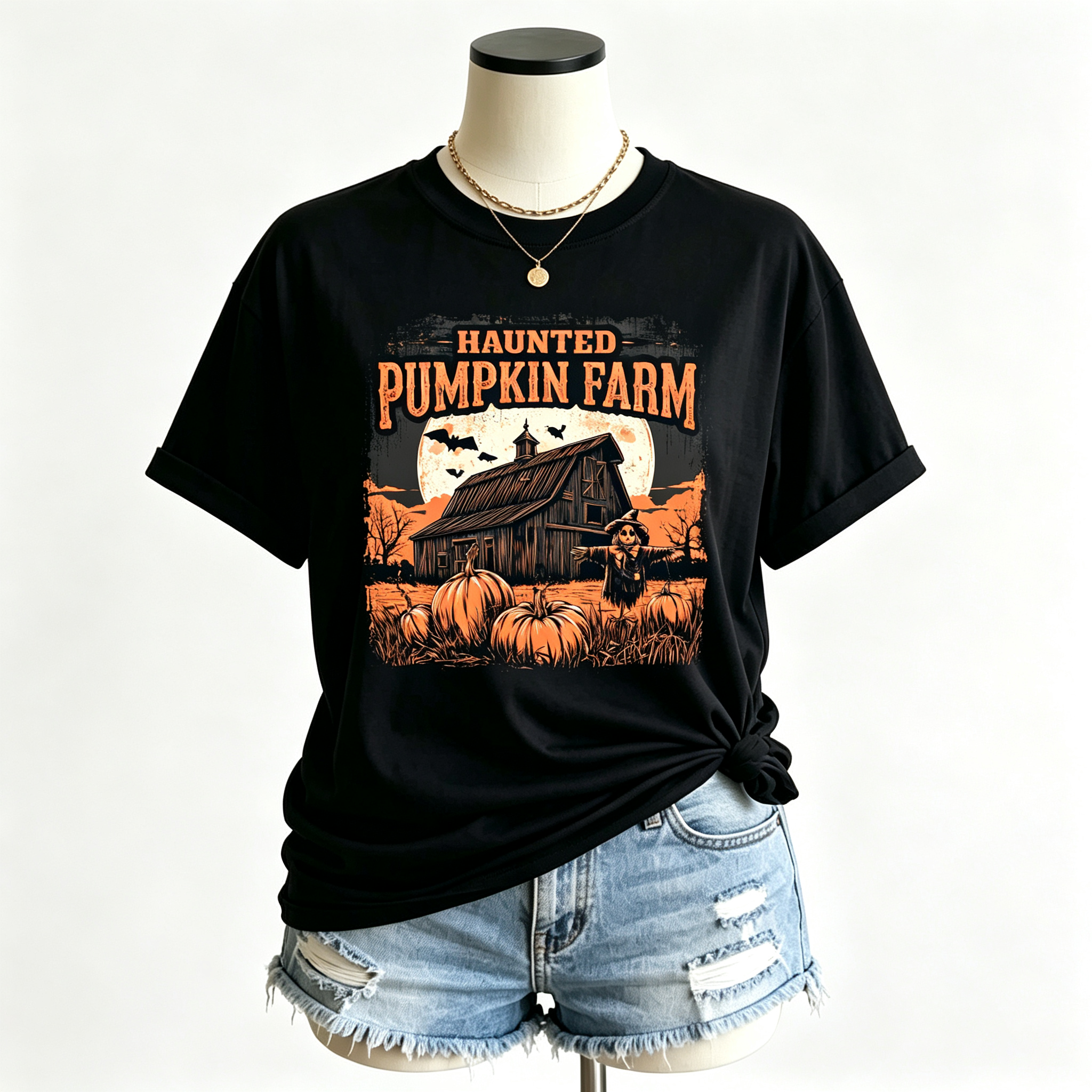 PShirt Pumpkin Farm 02 Halloween T-shirt