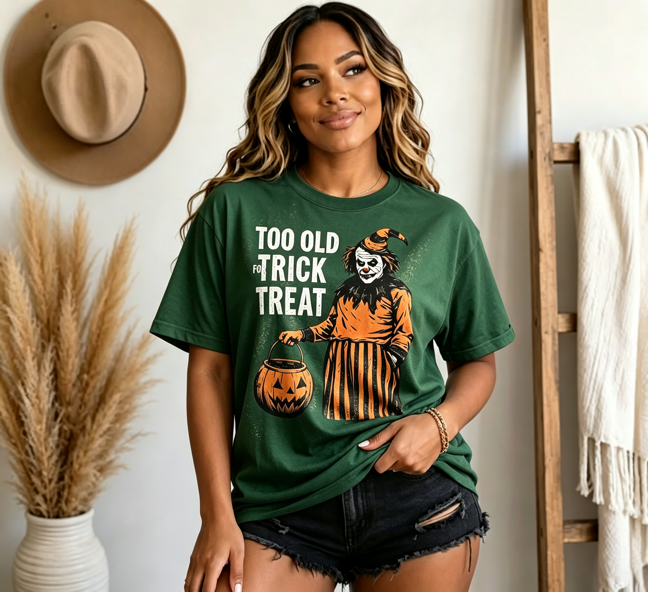 PShirt Too Old Trick or Treat Halloween T-shirt
