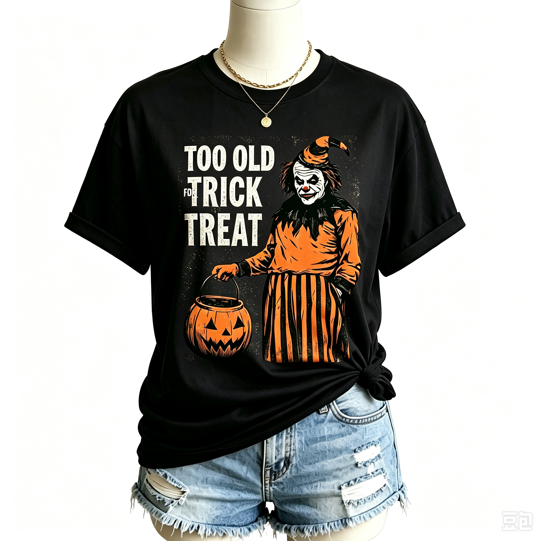 PShirt Too Old Trick or Treat Halloween T-shirt