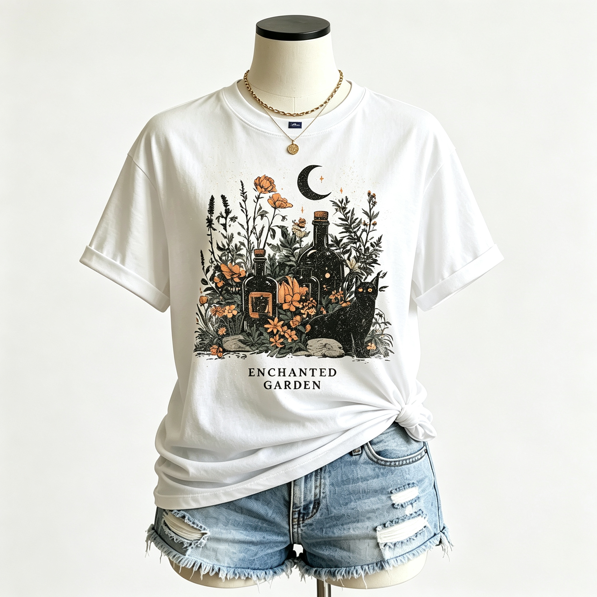 PShirt Witch Garden 03 Halloween T-shirt