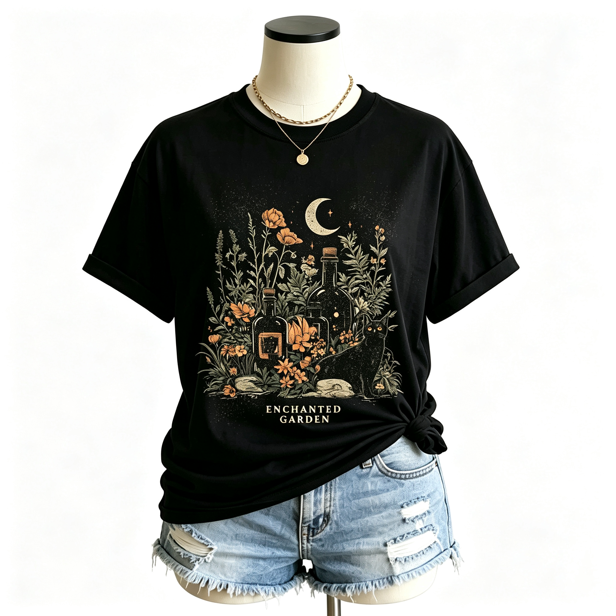 PShirt Witch Garden 03 Halloween T-shirt