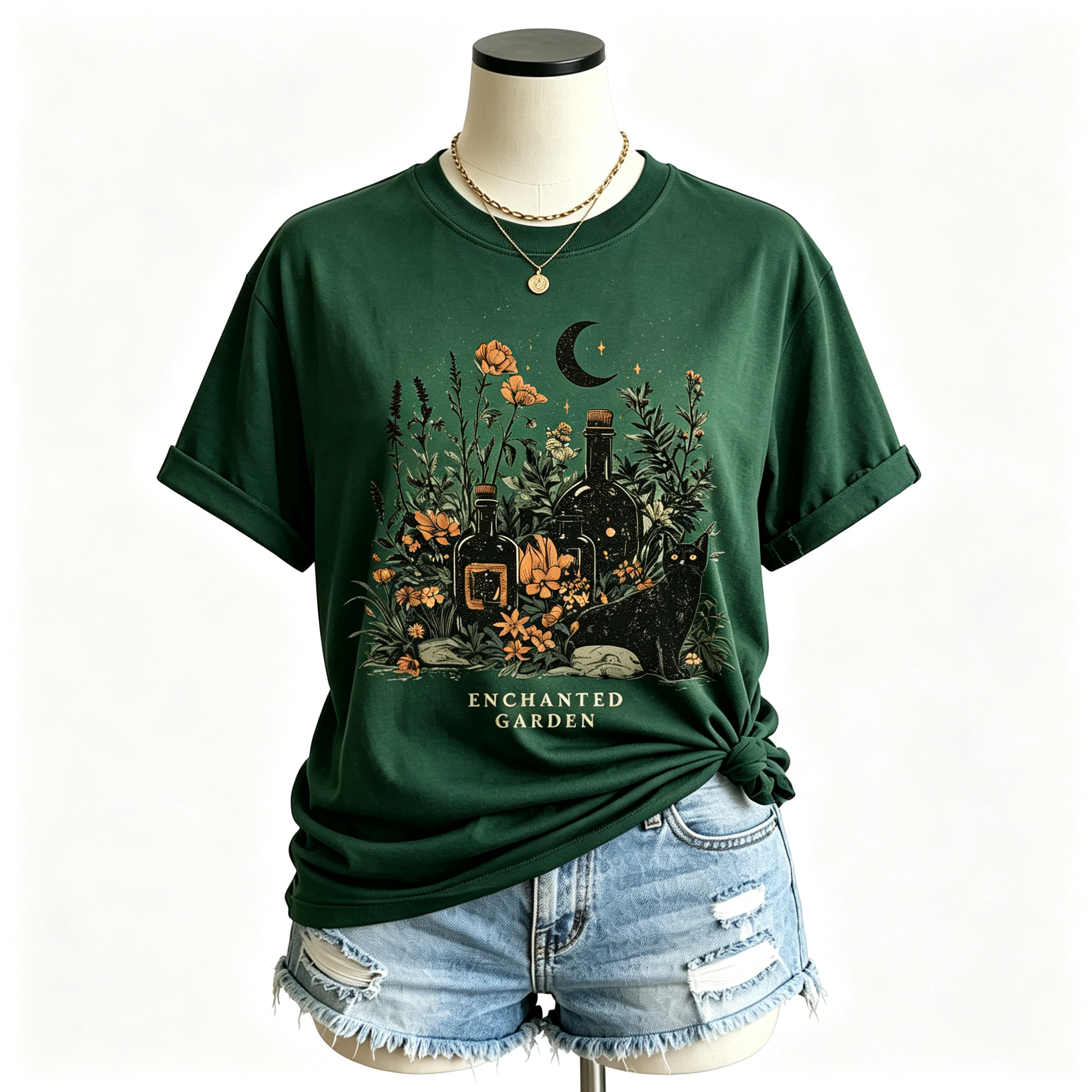 PShirt Witch Garden 03 Halloween T-shirt