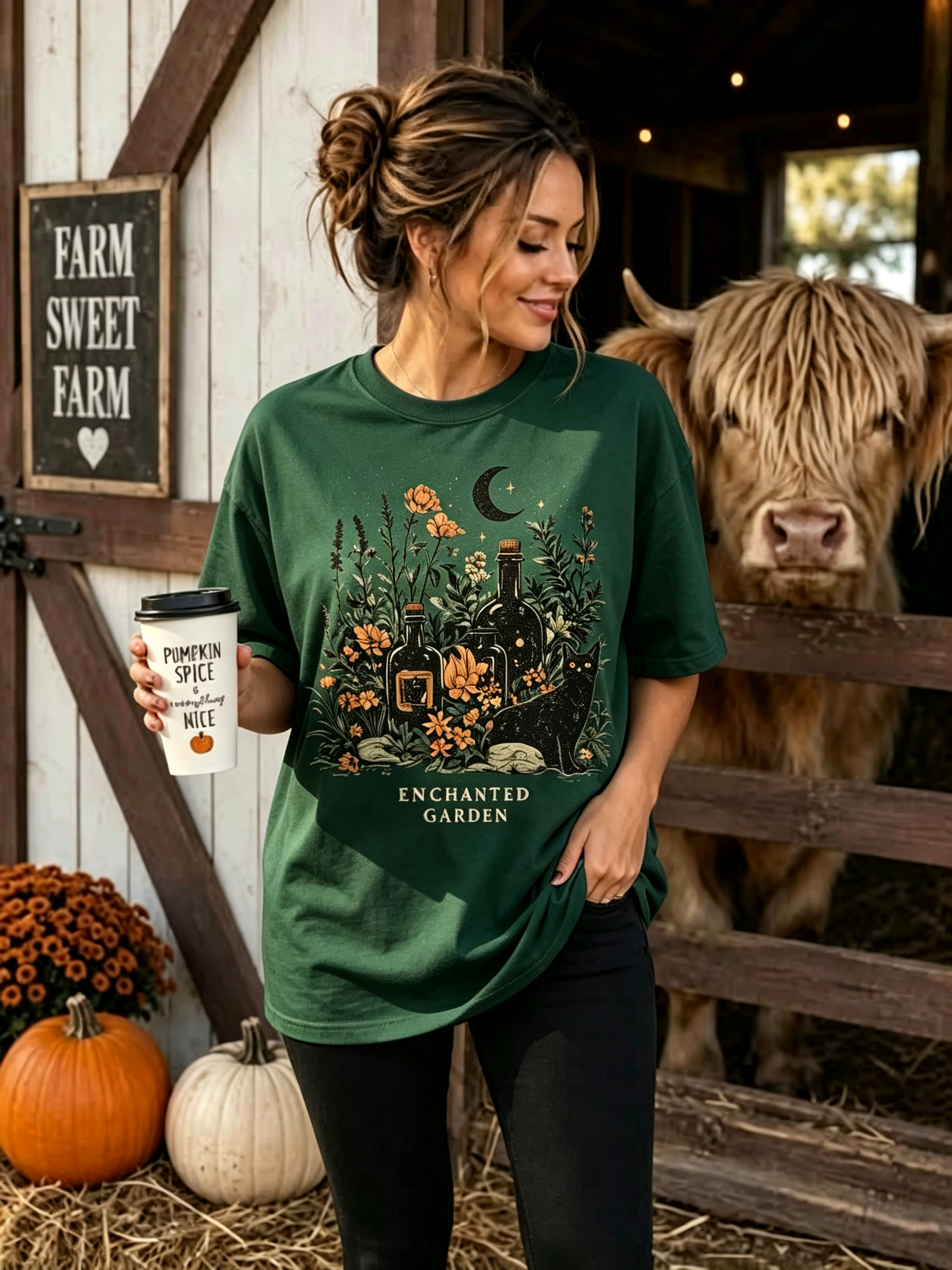 PShirt Witch Garden 03 Halloween T-shirt