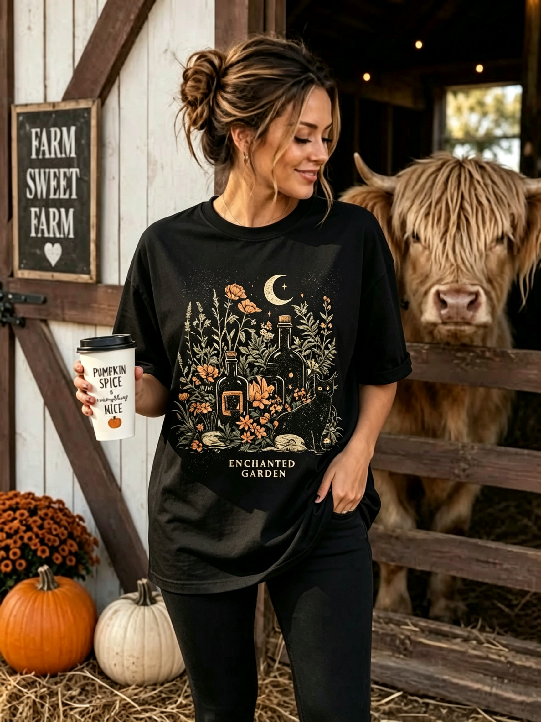 PShirt Witch Garden 03 Halloween T-shirt
