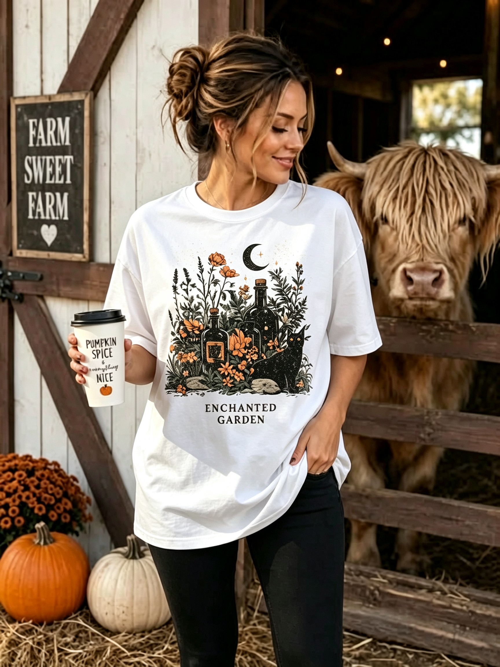 PShirt Witch Garden 03 Halloween T-shirt
