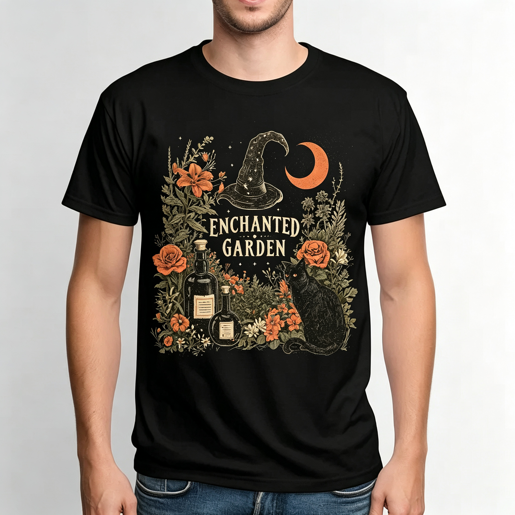PShirt Witch Garden 04 Halloween T-shirt