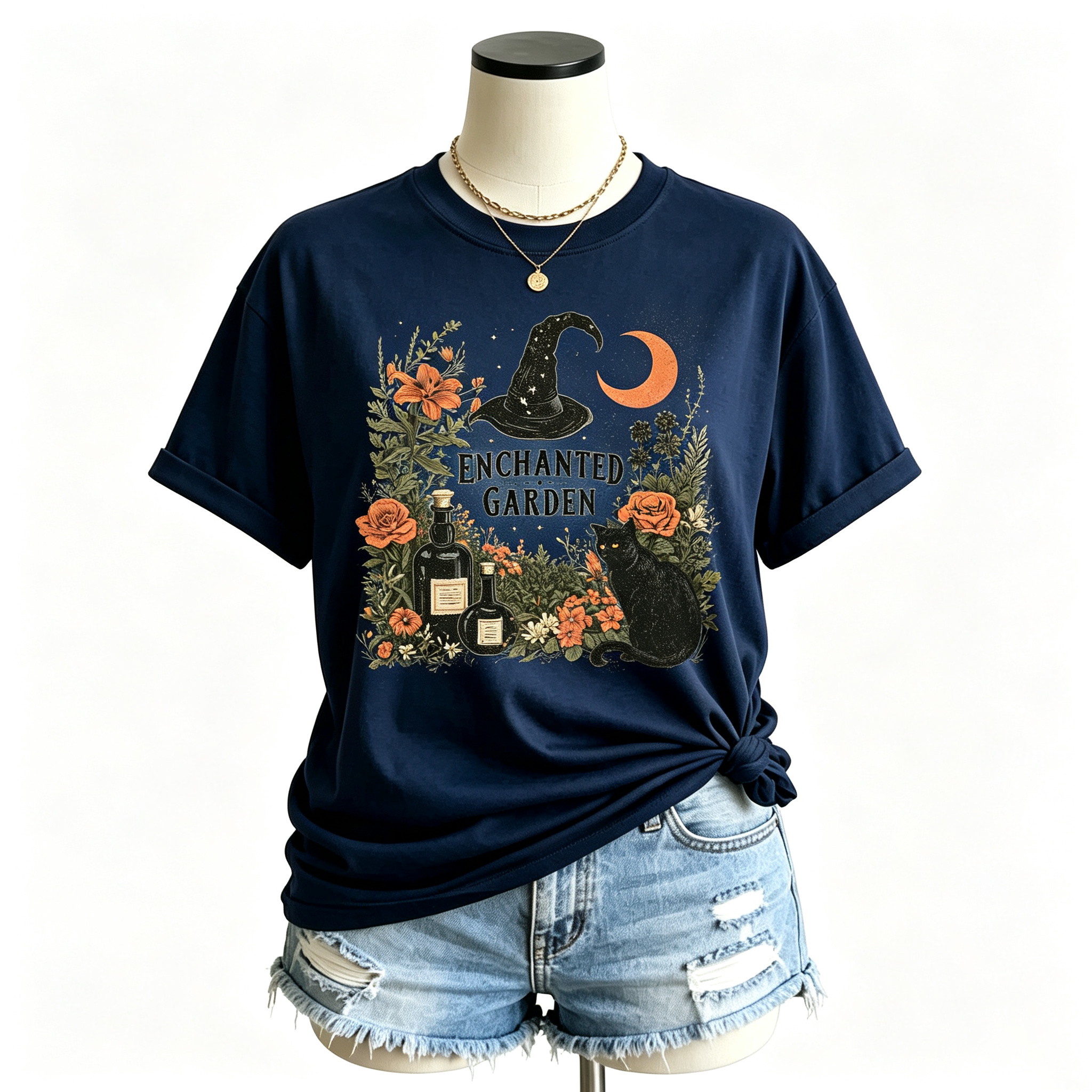 PShirt Witch Garden 04 Halloween T-shirt