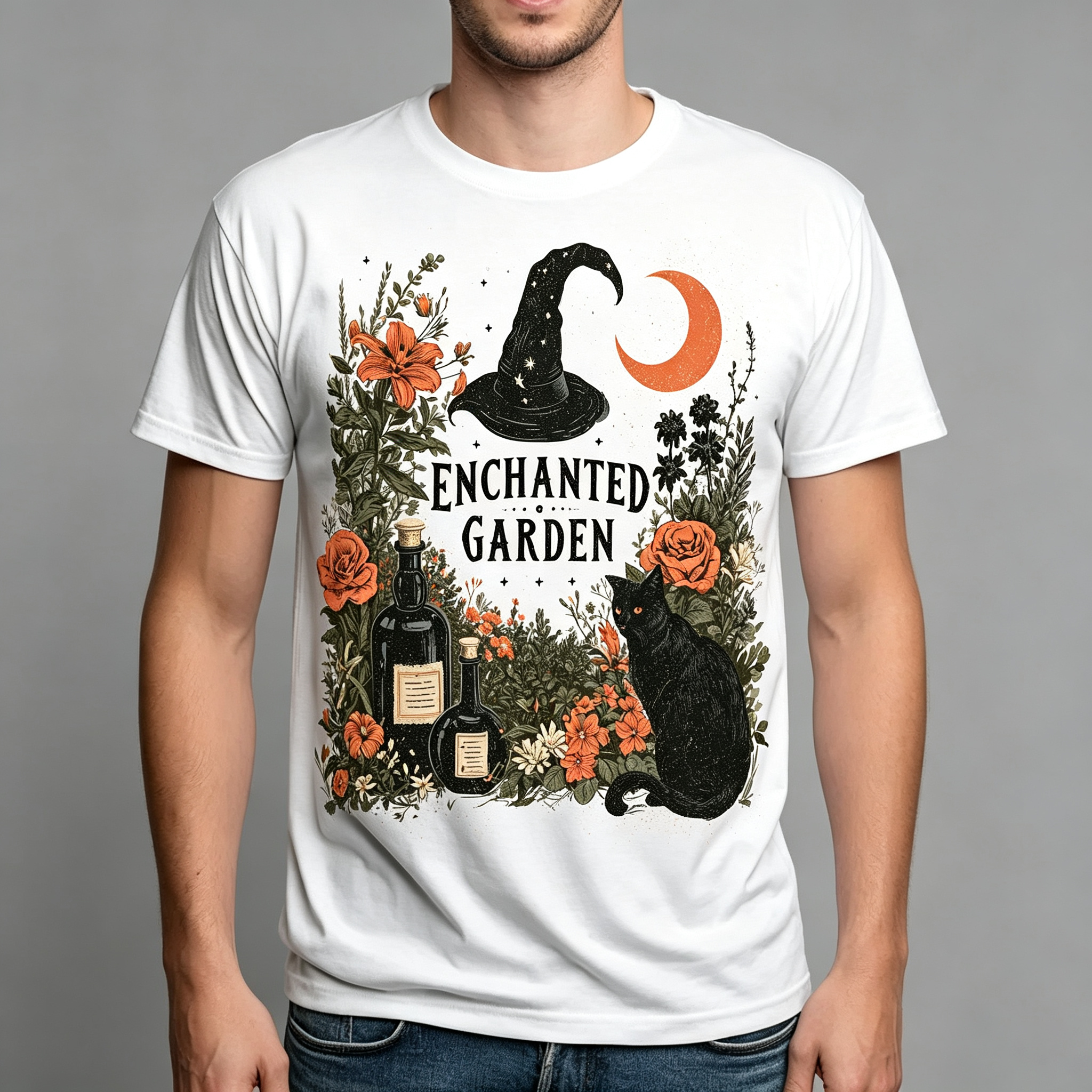 PShirt Witch Garden 04 Halloween T-shirt